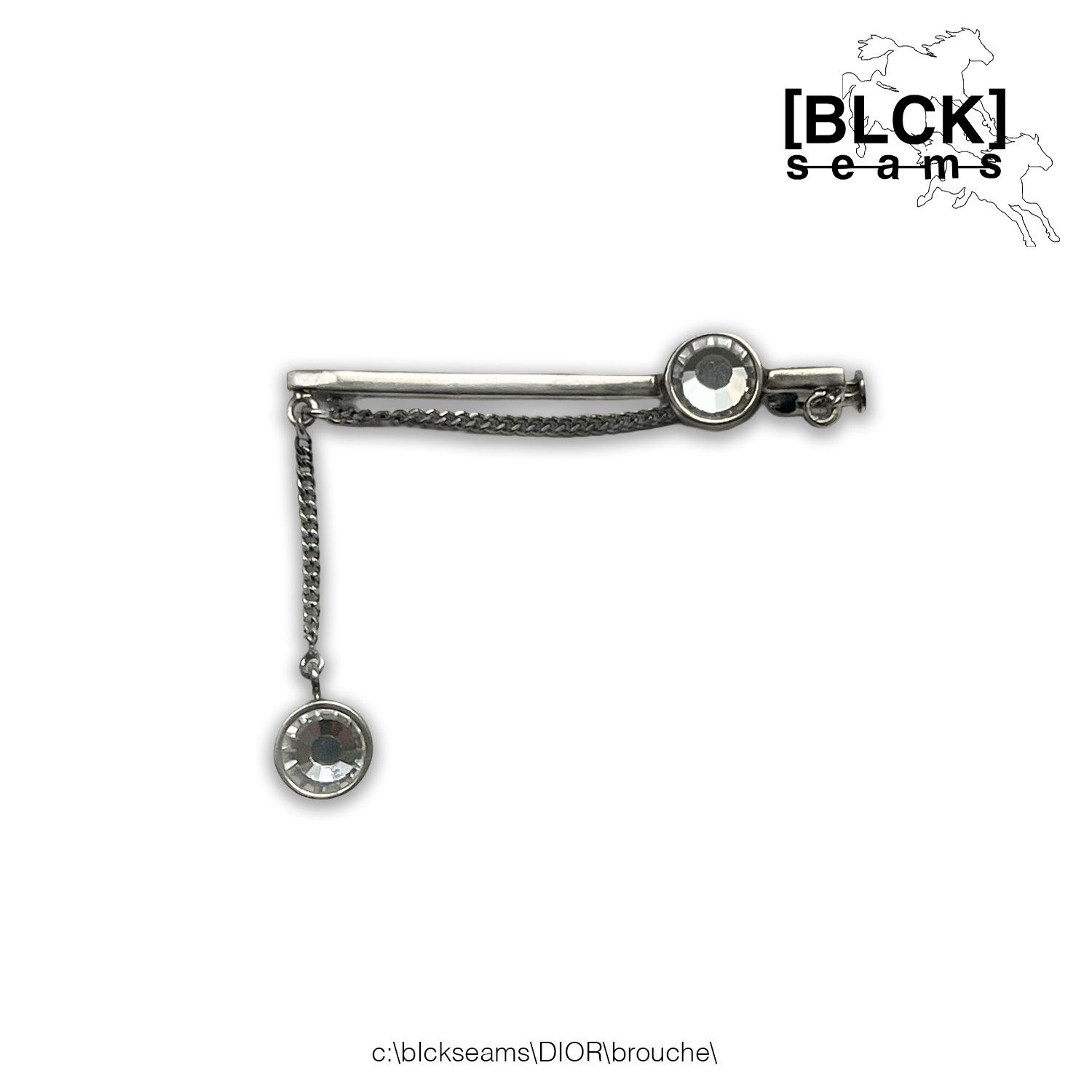 Dior Rare AW03 Dior Homme 'Luster' Waxed Chord & Chain Charm