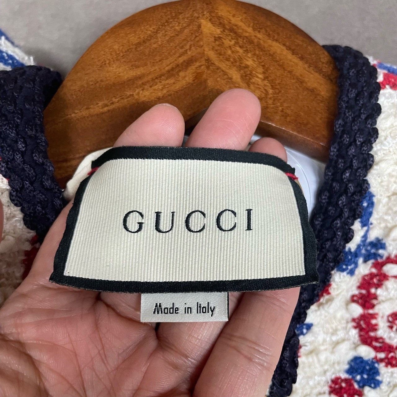 Gucci Gucci Size 38 White, red and blue full-print gold button sm Size US XXS / EU 40 - 5 Thumbnail
