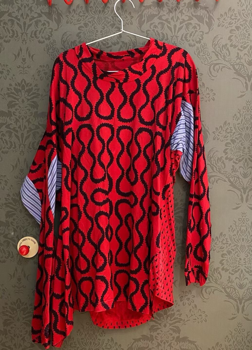 Vivienne Westwood vivienne westwood irregular red long sleeve t-shirt Size US L / EU 52-54 / 3 - 1 Thumbnail