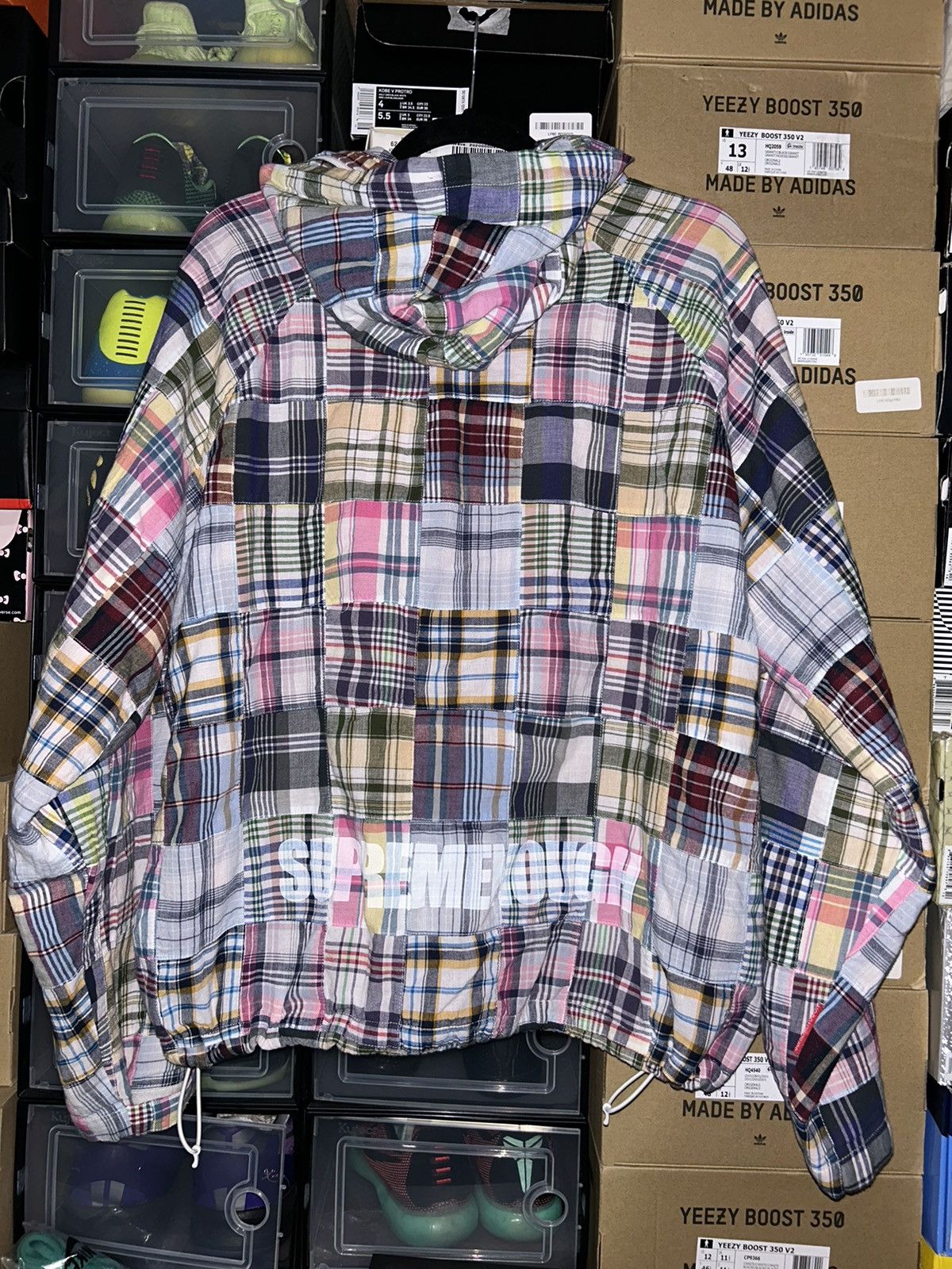 GOODENOUGH × Supreme Supreme x Goodenough Patchwork Madras Hooded Jacket SS25 NEW Size US M / EU 48-50 / 2 - 7 Thumbnail
