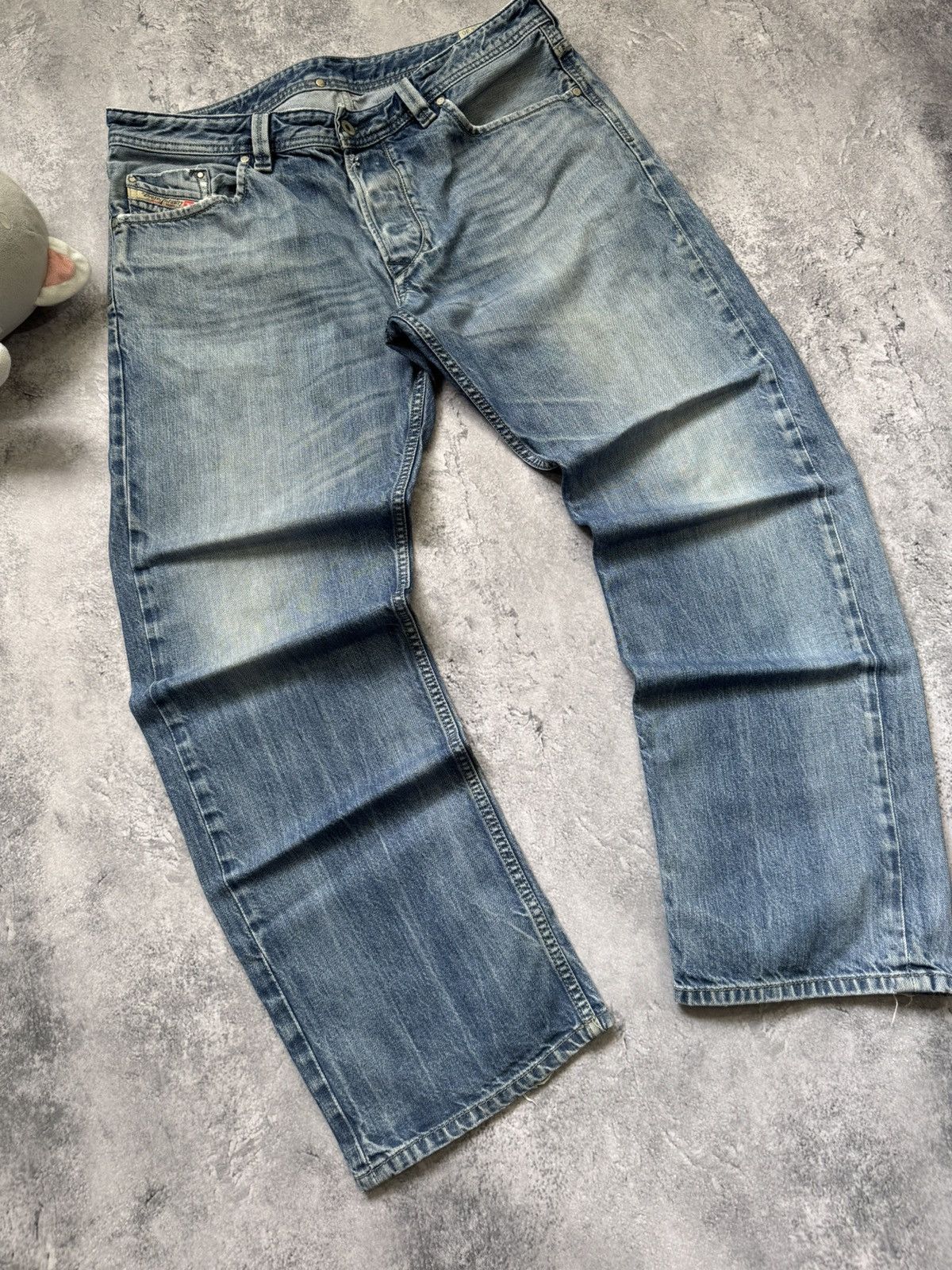 Diesel Y2K Distressed Diesel Jeans Baggy Size US 36 / EU 52 - 9 Thumbnail
