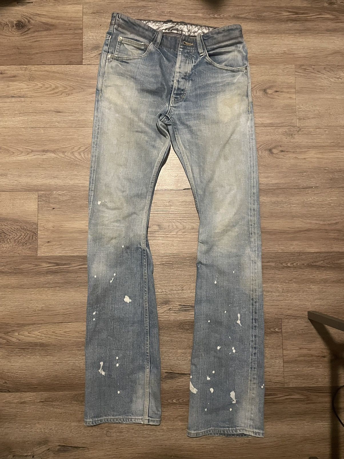 パンツ BACKLASH DIRTY SARROUEL DENIM THE DENIM STRETCH SELVEDGE DENIM SEMI-SARROUEL PANTS