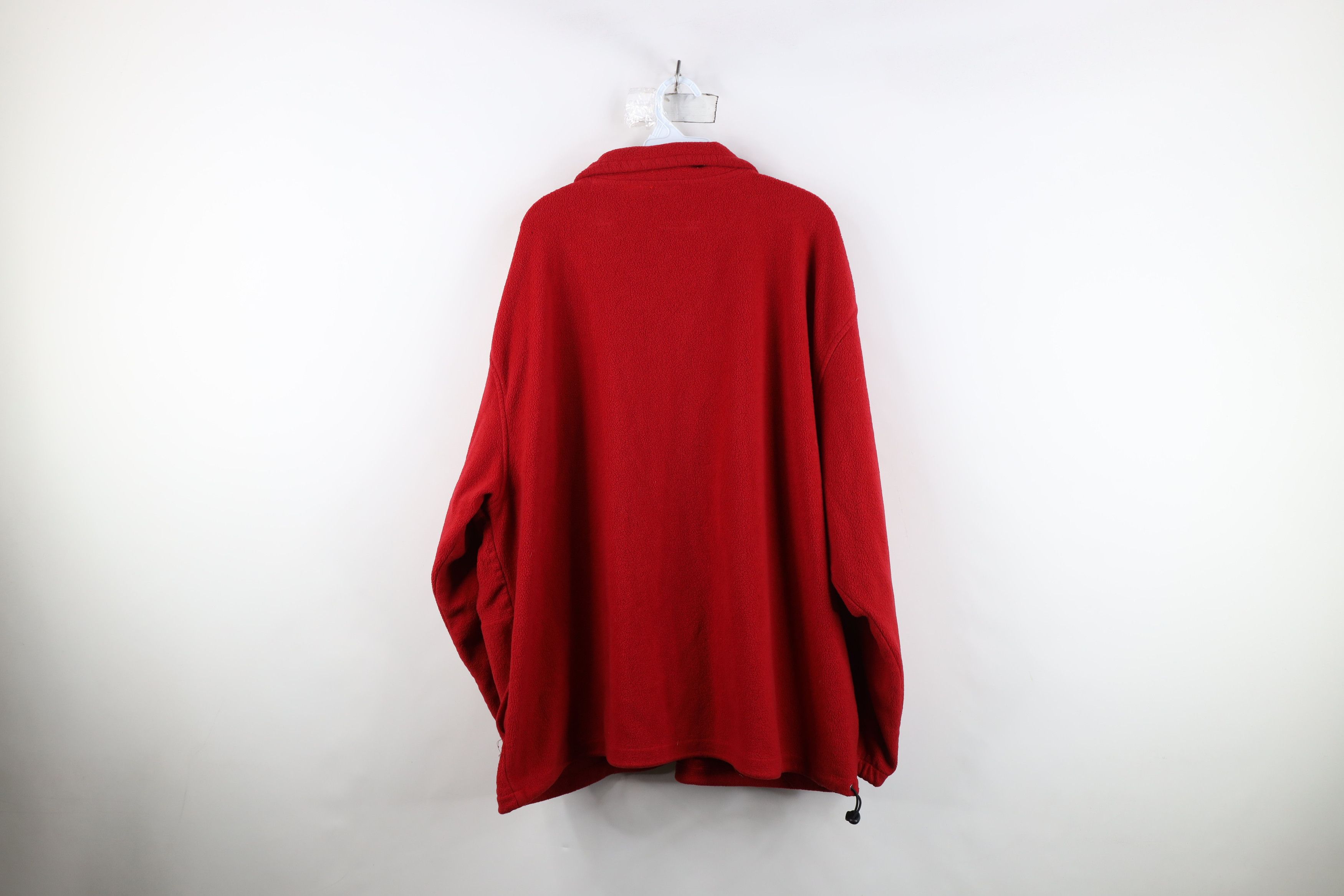 Vintage Vintage 90s Ohio State University Half Zip Fleece Sweater Size US XXL / EU 58 / 5 - 13 Thumbnail