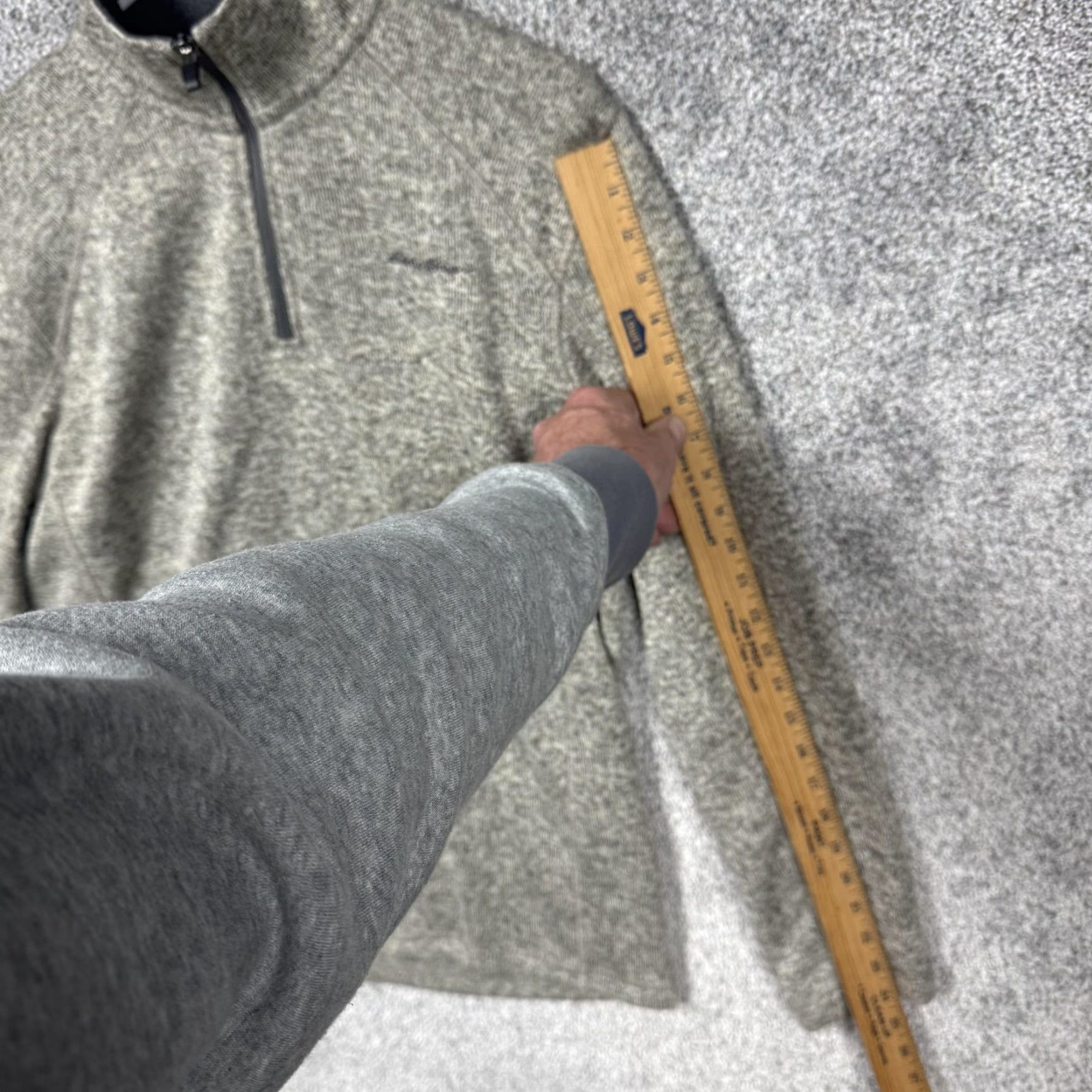 Eddie Bauer Eddie Bauer Sweater Mens Fleece 1/4 Zip Mock Neck Gray M Pullover Outdoor Gorpcore Size US M / EU 48-50 / 2 - 3 Thumbnail