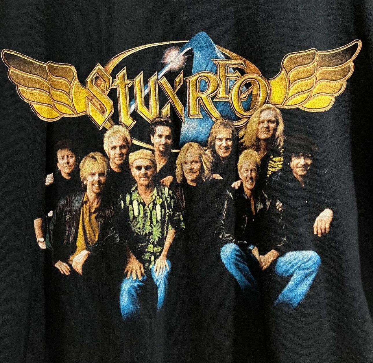 Other Vintage 2002 Styx Reo Speedwagon Tour T Shirt Size US XL / EU 56 / 4 - 4 Thumbnail