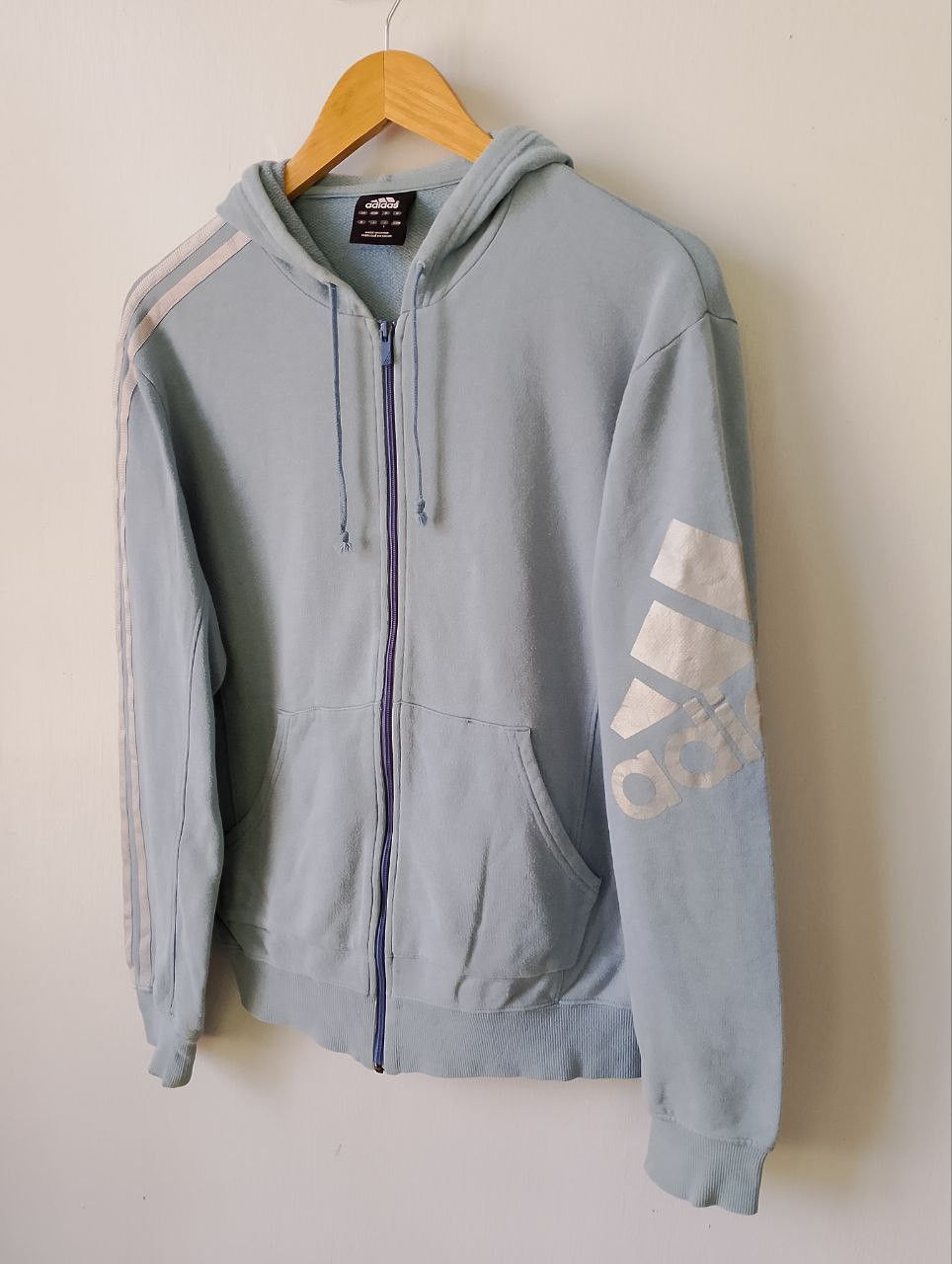 Adidas ADIDAS 3 Stripe Mountain Logo Sidetape Hoodie Size US L / EU 52-54 / 3 - 3 Thumbnail