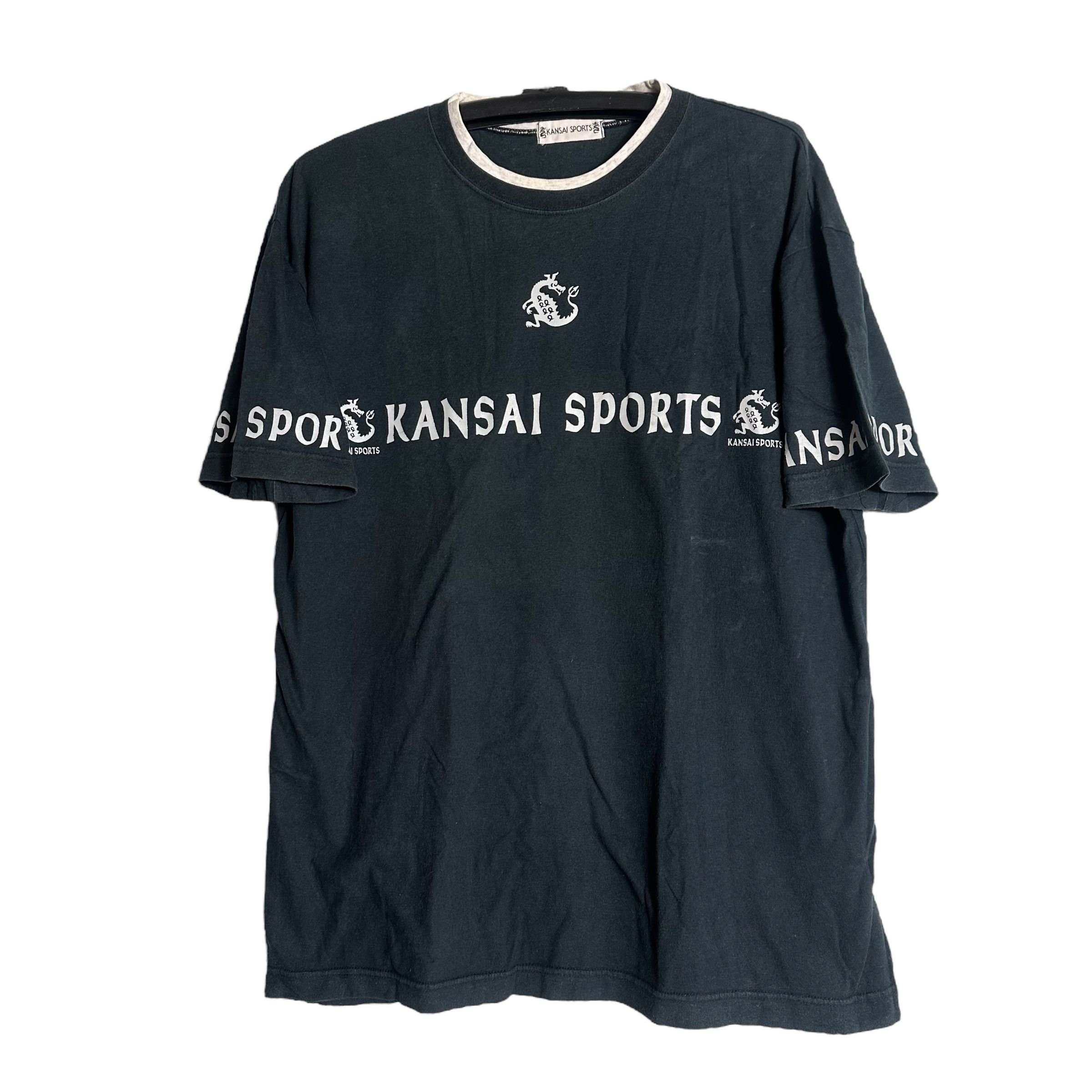 Kansai Yamamoto 🔥RARE🔥Vintage Kansai Sports Dragon Kansai Yamamoto T-shirt Size US M / EU 48-50 / 2 - 1 Thumbnail