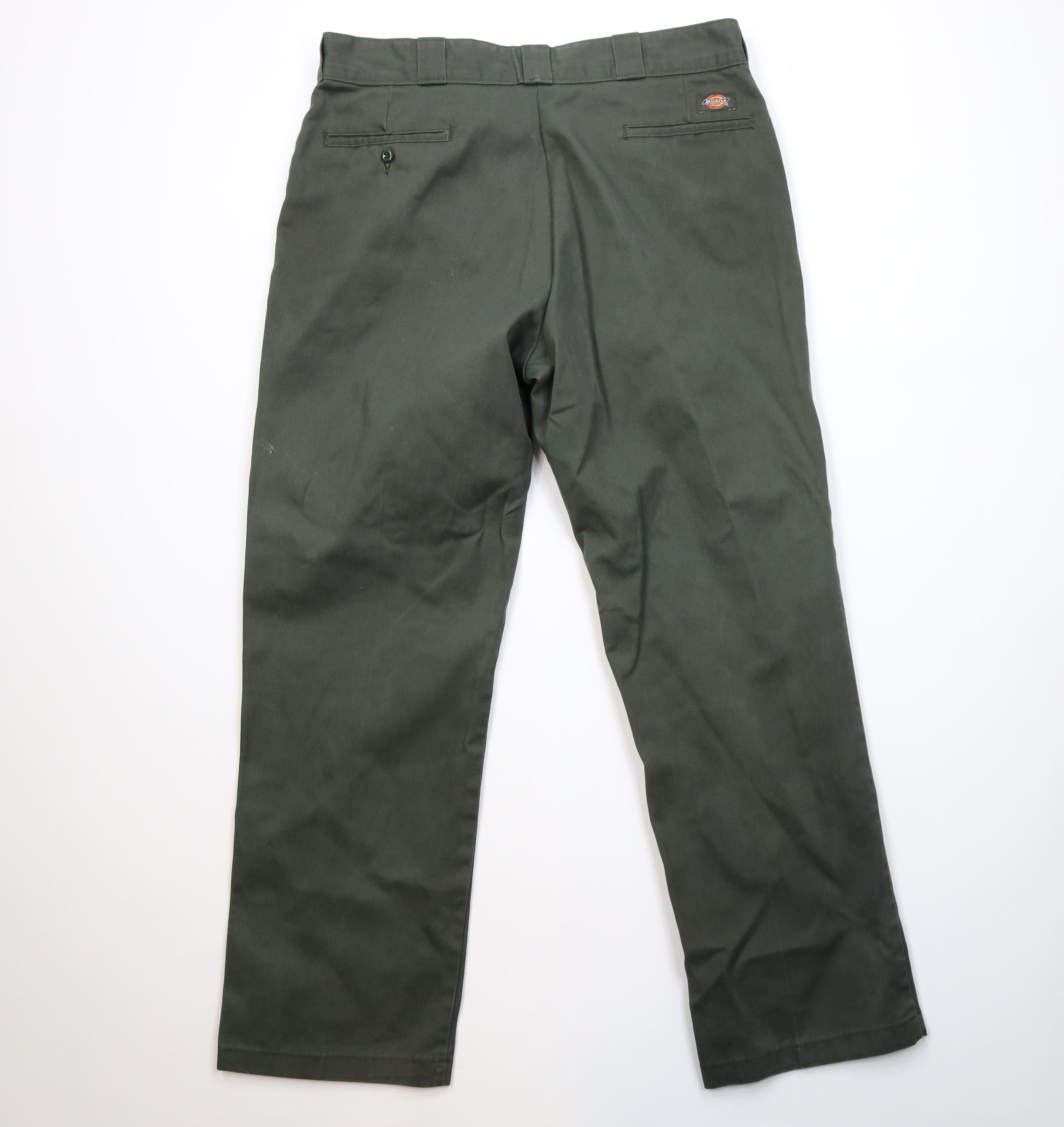 Dickies Vintage Y2K Dickies Wide Leg Dungaree Pants Workwear Green Size US 38 / EU 54 - 10 Thumbnail
