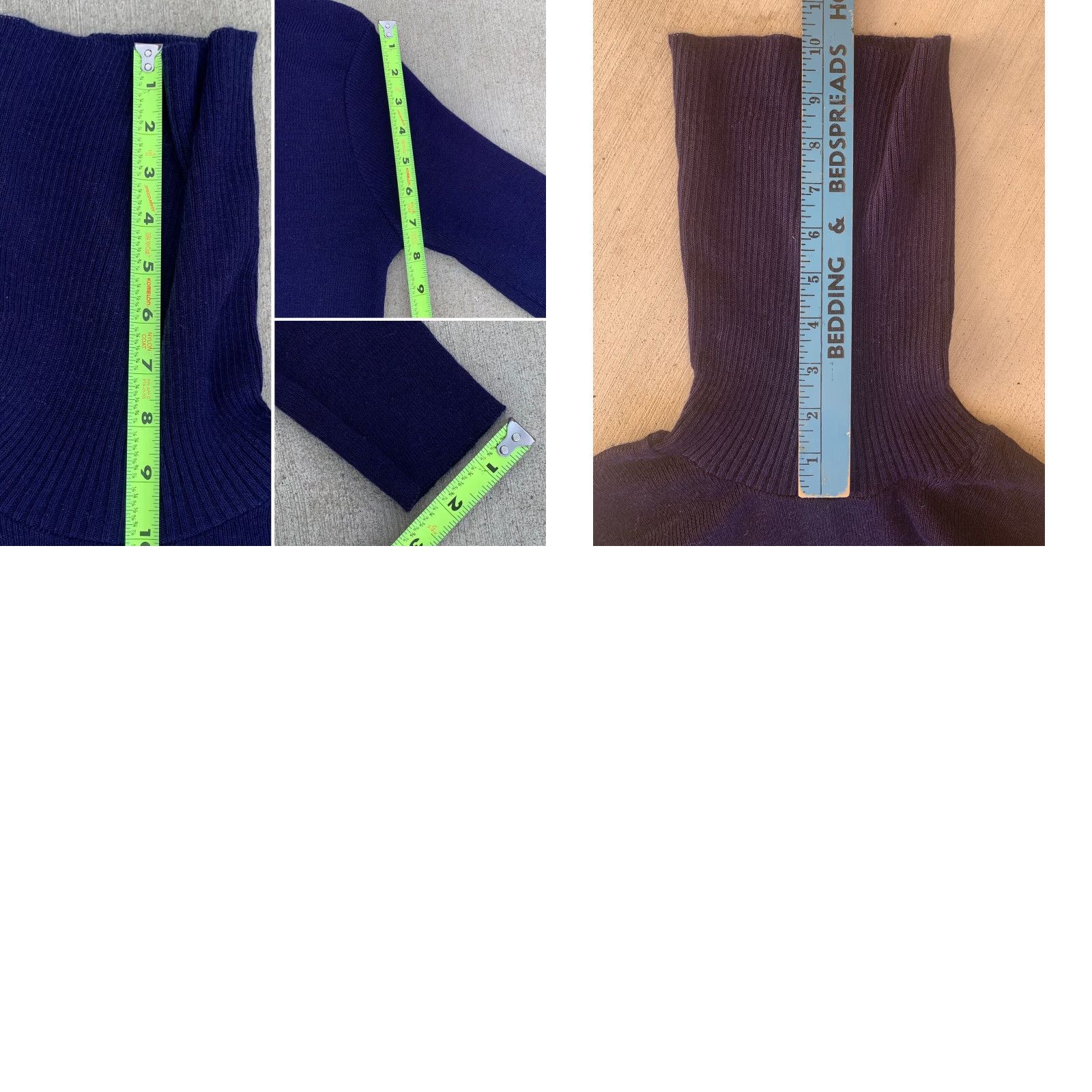 Sears VINTAGE Sears Turtleneck 100% Acrylic Navy Blue Size 36 1970s/80s Women's? Size XS / US 0-2 / IT 36-38 - 9 Thumbnail