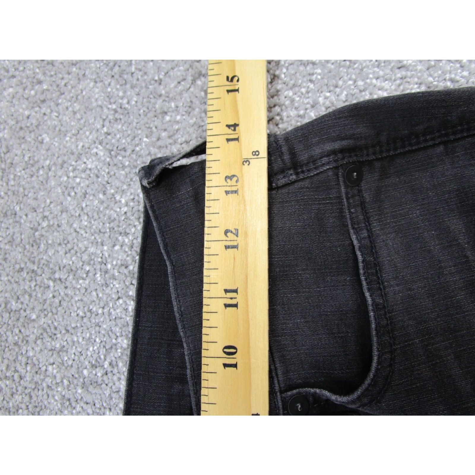 Madewell Madewell Jeans Womens 26 Black High Rise Skinny Denim 9" Washed Slim Regular Heather Charcoal Wash Boys? Wait. Size 26" / US 2 / IT 38 - 5 Thumbnail