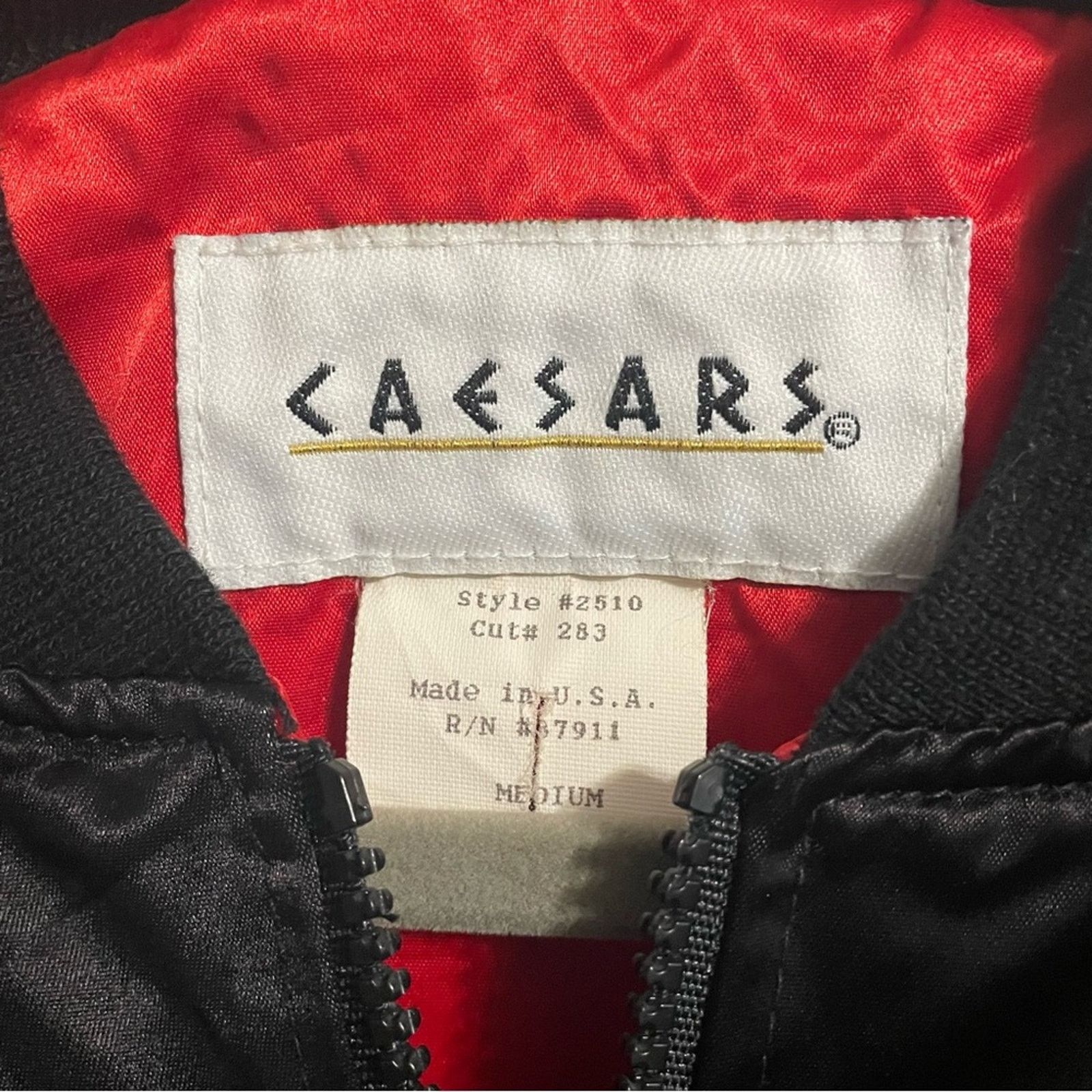 Vintage Vintage 1995 Bowe Holyfield 3 Caesars Palace Boxing Jacket Size US M / EU 48-50 / 2 - 6 Thumbnail