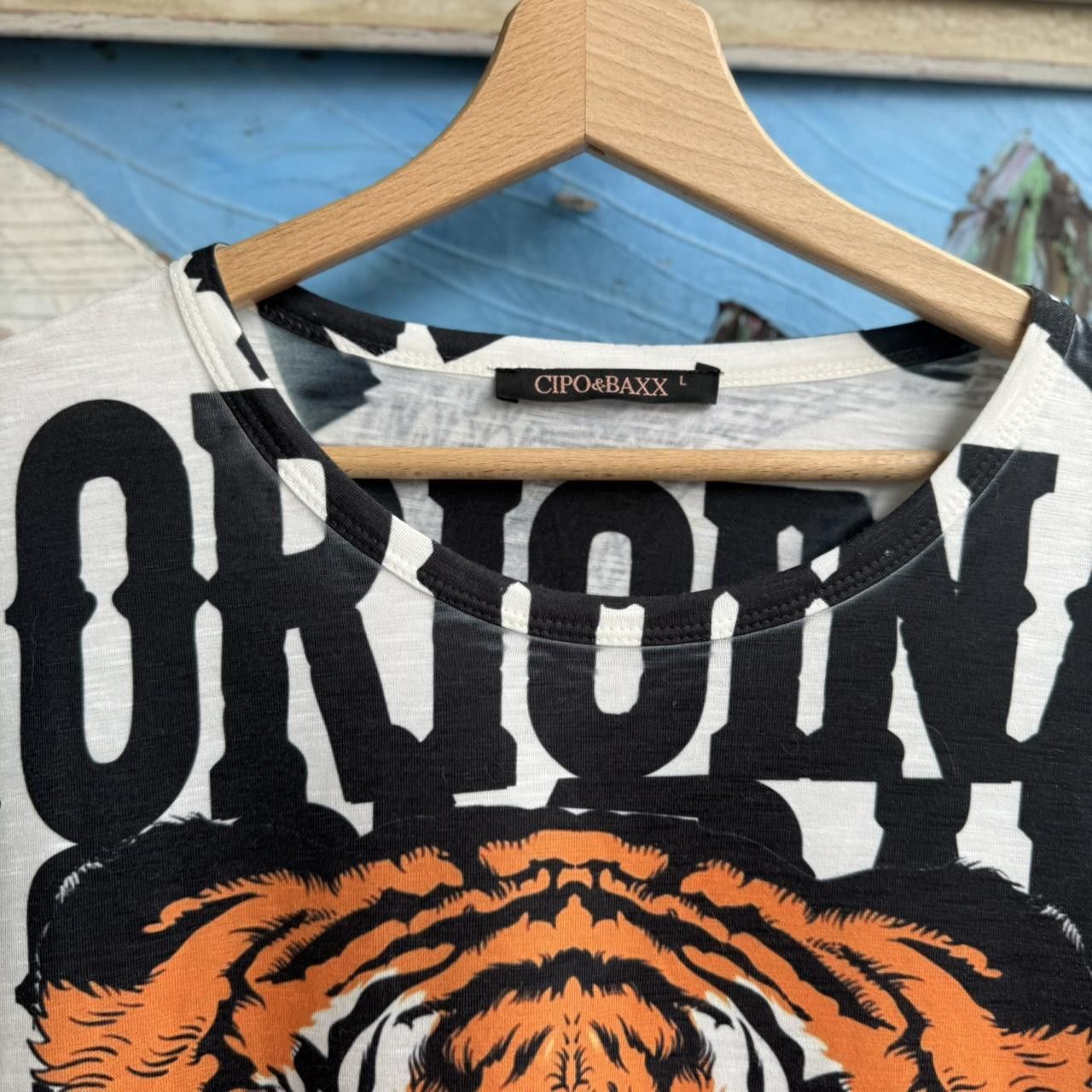 Vintage Cipo & Baxx white tiger skull dragon graphic Size US L / EU 52-54 / 3 - 3 Thumbnail
