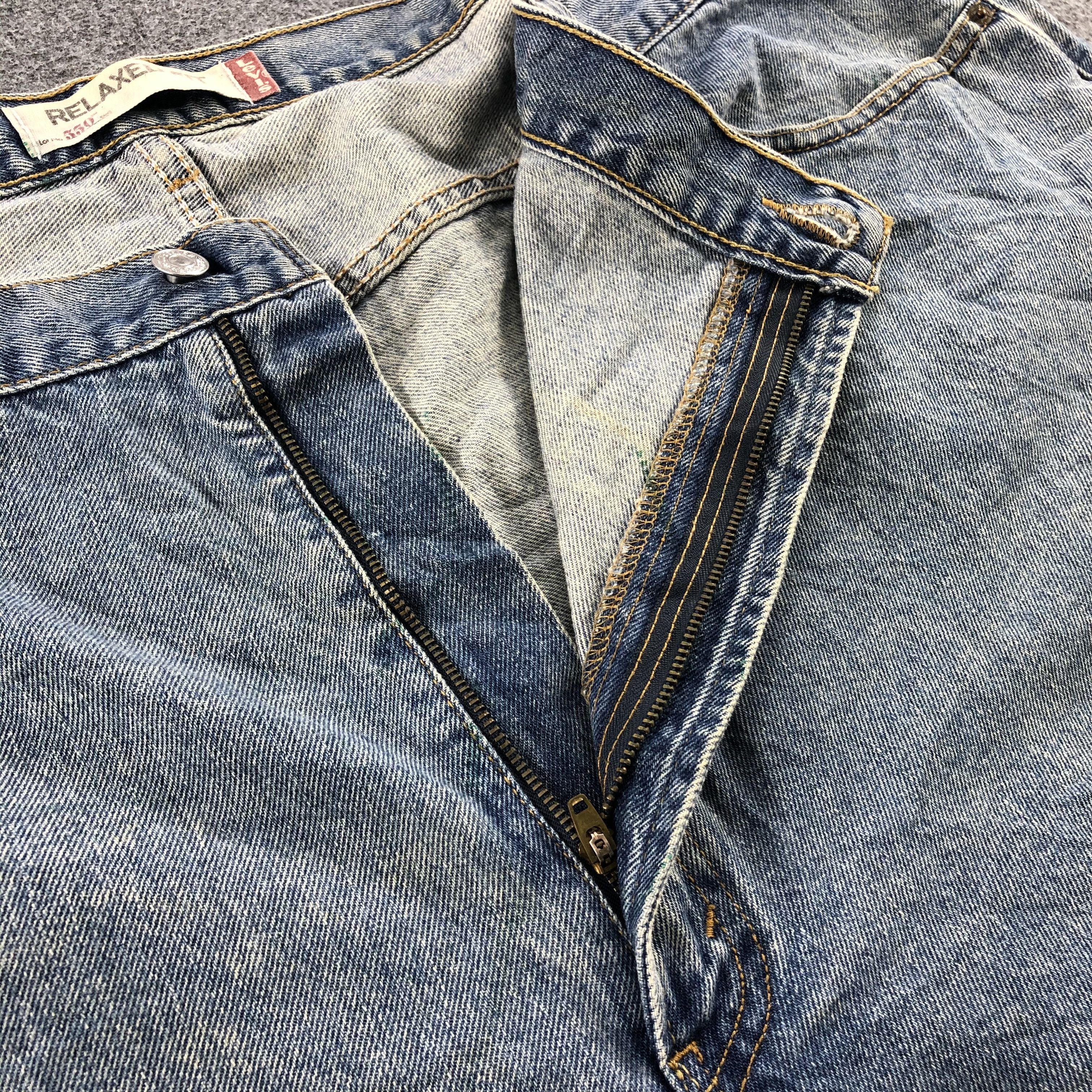 Levi's W50 Light Wash Vintage Levis 550 Jeans-J1166 Size US 44 / EU 60 - 7 Thumbnail