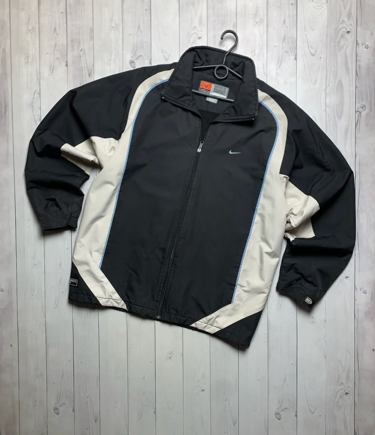 Nike × Vintage Vintage Nike fleece jacket logo size XL rare Size US XL / EU 56 / 4 - 1 Thumbnail