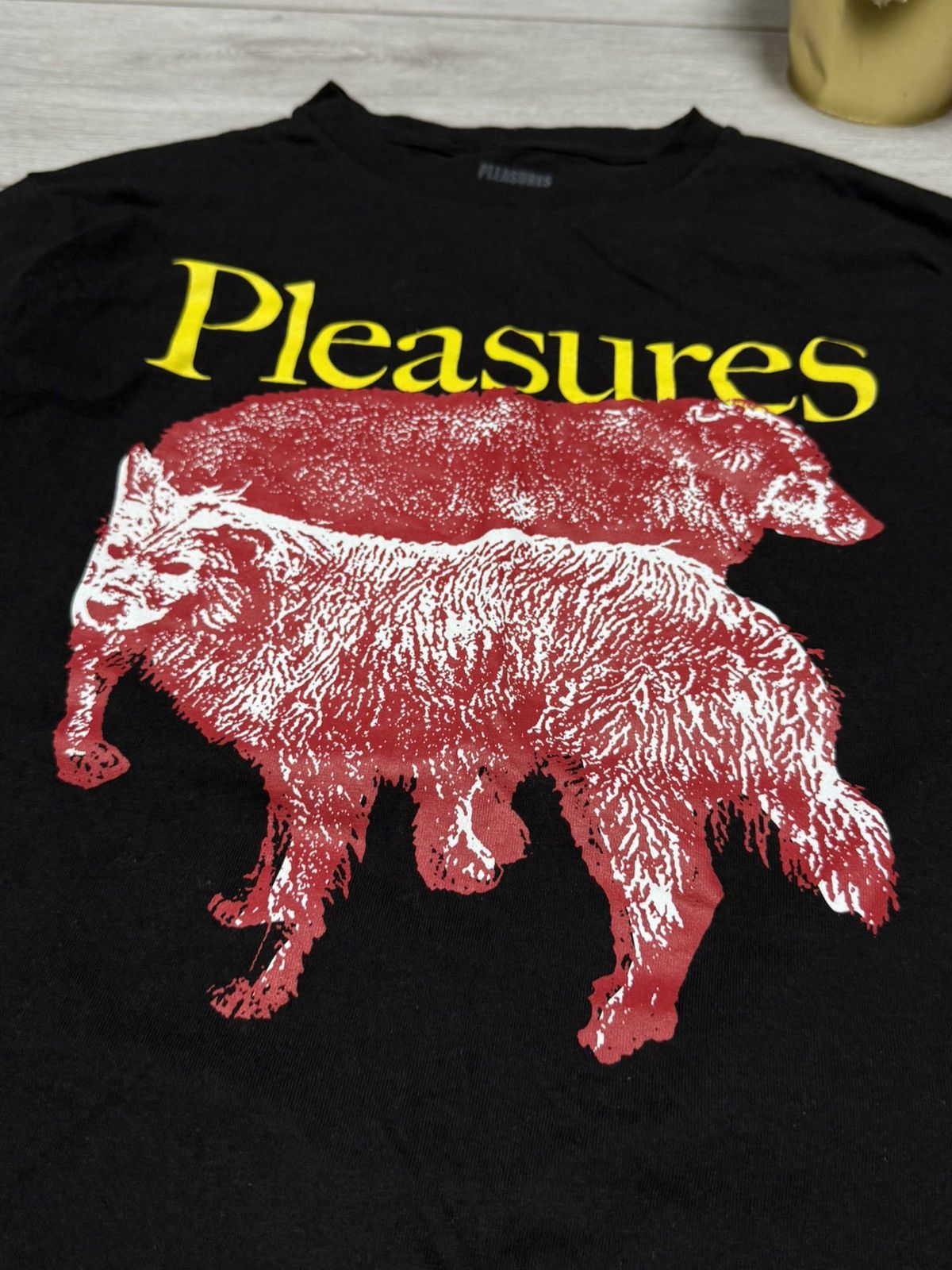 Pleasures Pleasures wolves dogs tee shirt eb0 Size US M / EU 48-50 / 2 - 4 Thumbnail