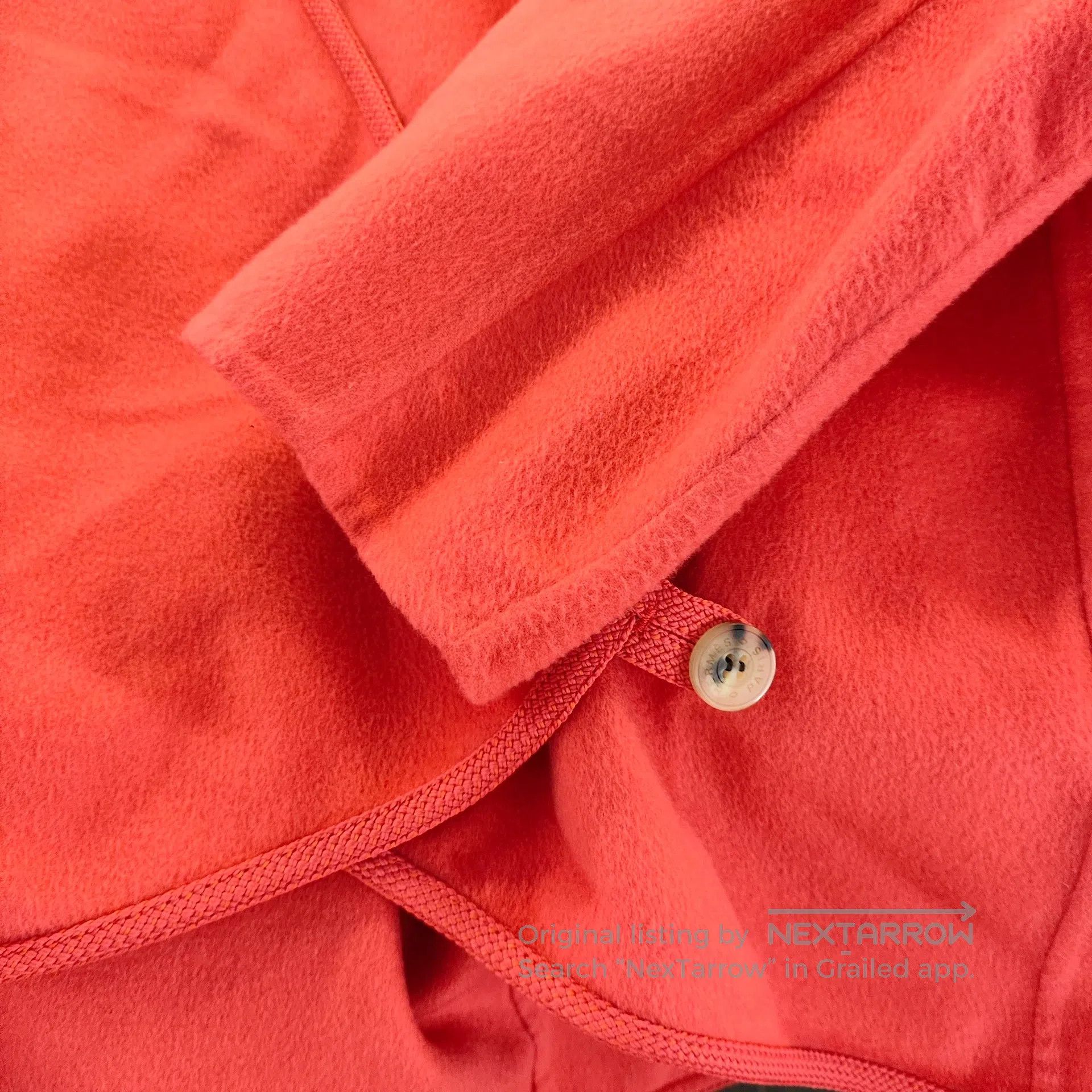 Hermes Hermes Red Cashmere V-neck Long-sleeve Jacket| Size XS / US 0-2 / IT 36-38 - 3 Thumbnail