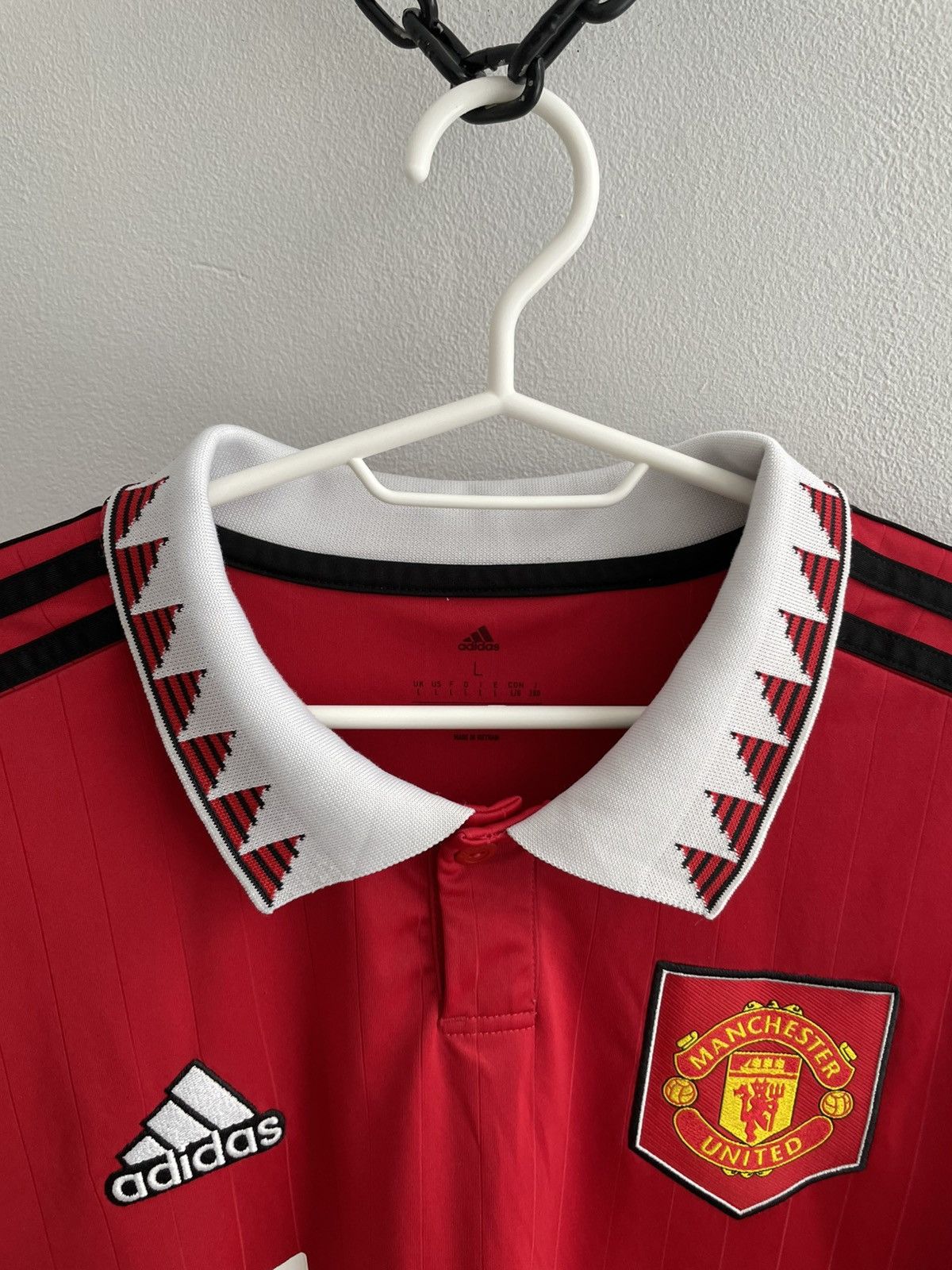 Adidas Manchester United 2022 2023 Football Shirt Soccer Jersey Size US L / EU 52-54 / 3 - 10 Thumbnail