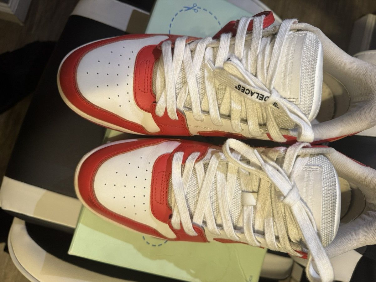 Off-White Out of Office 'Red White' size 46 US 13