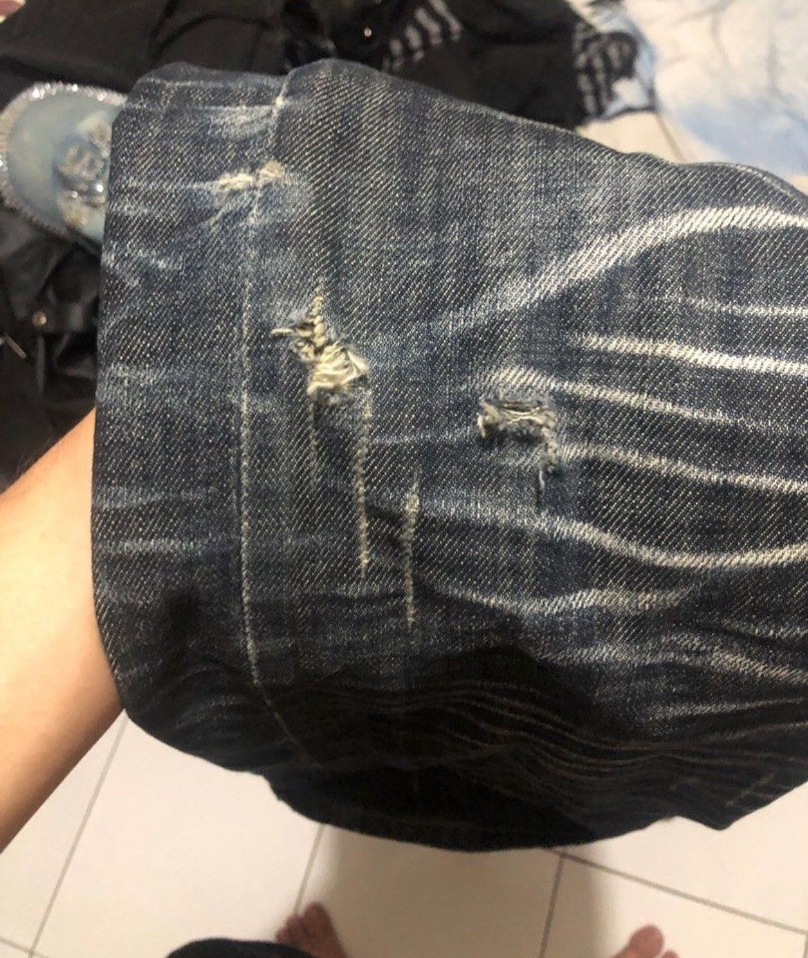 semanticdesign Semantic Design Faded Flare Denim Pants Size US 32 / EU 48 - 10 Thumbnail