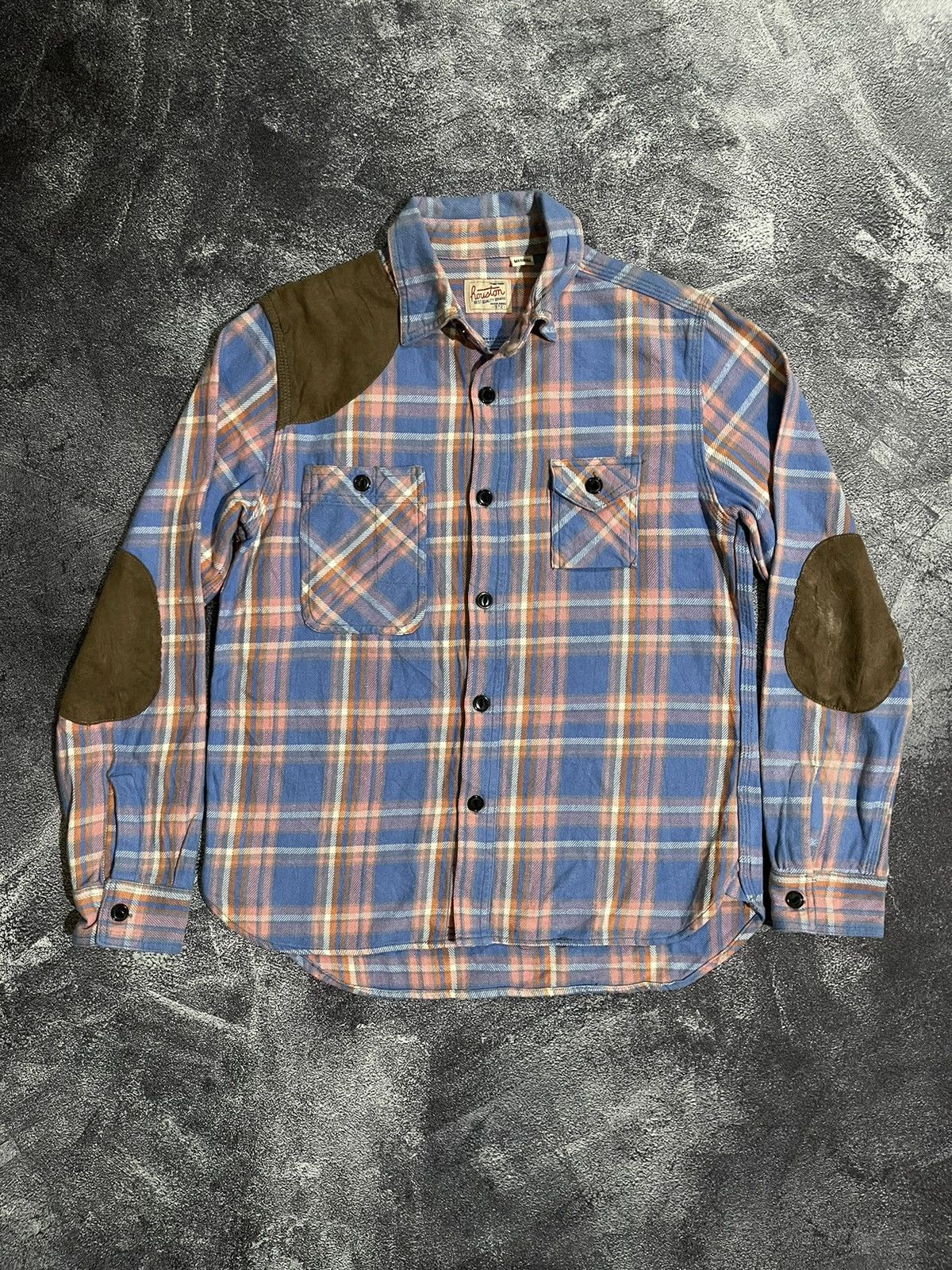 image of Sugar Cane x Toyo Enterprises Houston Union Made Flannel Shirt Jacket in Mix, Men's (Size Medium)