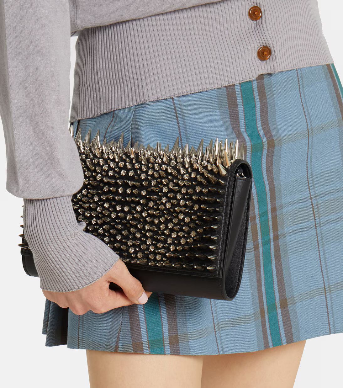 Christian Louboutin oc11z0126 Size: OS/Paloma Clutch in Black Size ONE SIZE - 4 Thumbnail