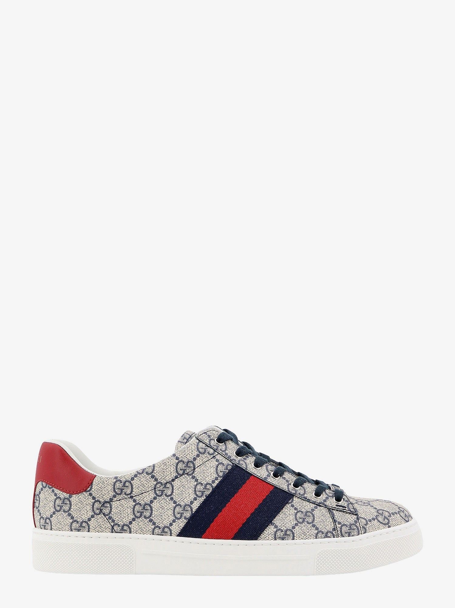 Gucci Ace Gg Supreme Fabric Sneakers Size US 10.5 / EU 43-44 - 1 Thumbnail