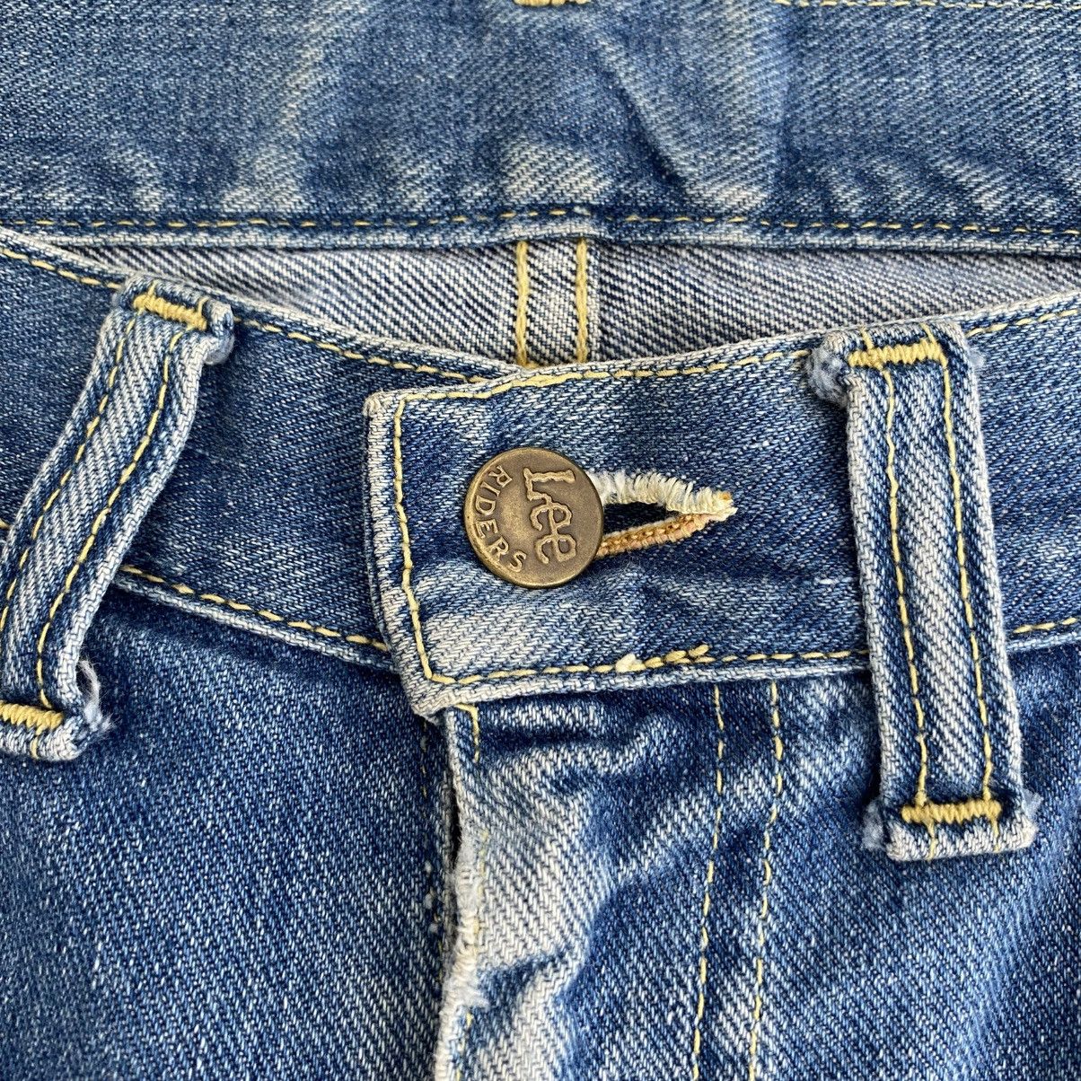 Lee Vintage 60’s Lee 101Z Faded Blue Half Selvedge Jeans Size US 30 / EU 46 - 9 Thumbnail