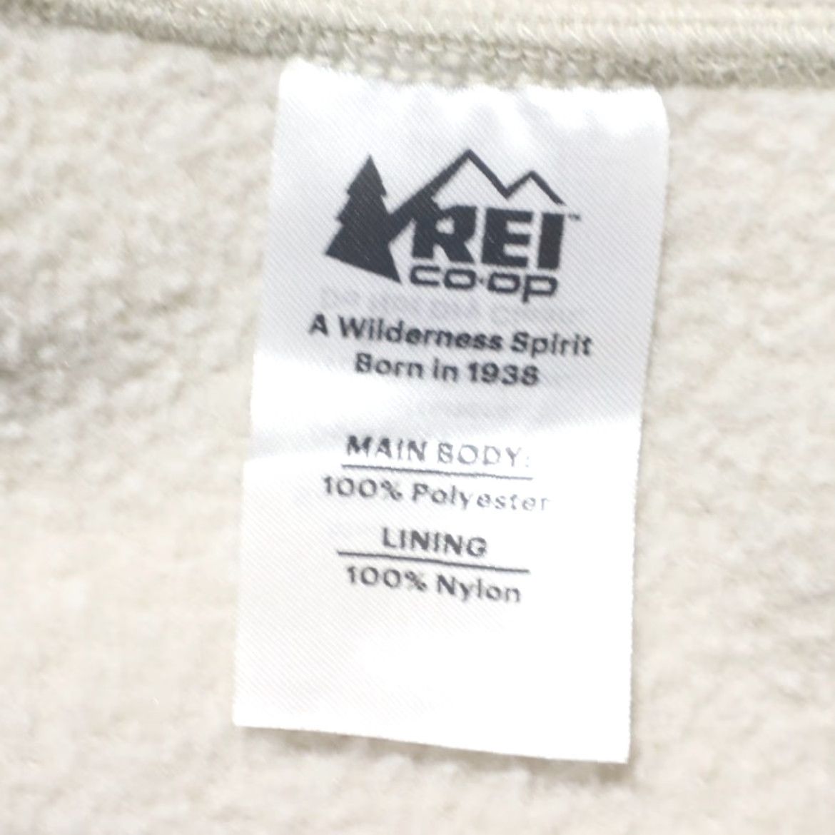 Vintage VINTAGE REI Deep Pile Full Zip Solid Mock Long Sleeve Jacket Beige Men's 2XL Size US XXL / EU 58 / 5 - 7 Thumbnail