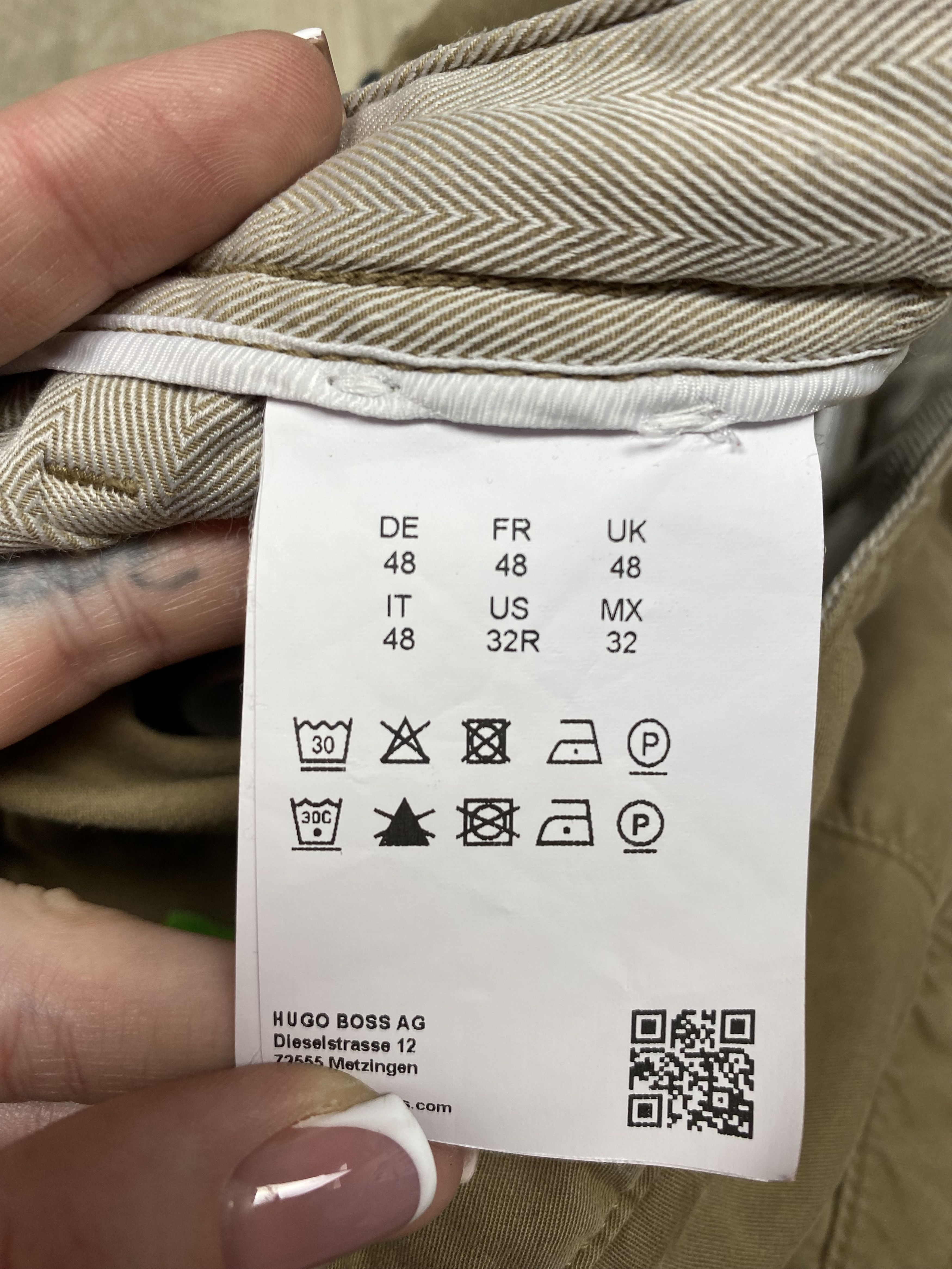 Hugo Boss Hugo Boss Vintage Mens Chino Pants Size US 32 / EU 48 - 5 Thumbnail
