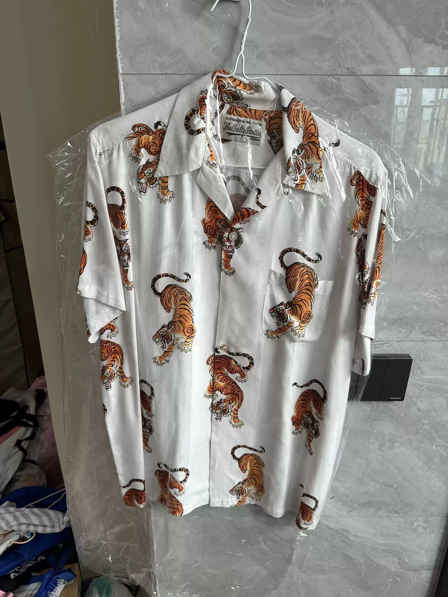 image of Wacko Maria Tim Lehi Aloha Shirt, Men's (Size Medium)