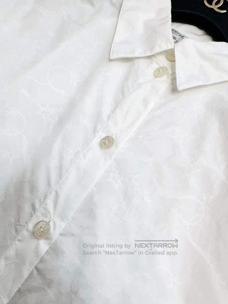 Chanel Chanel 24c show white dark pattern star logo long-sleeved Size S / US 4 / IT 40 - 5 Thumbnail