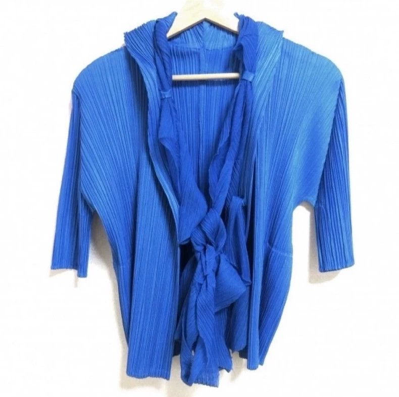 Other Issey Miyake Blue ribbon coat Size L / US 10 / IT 46 - 1 Thumbnail