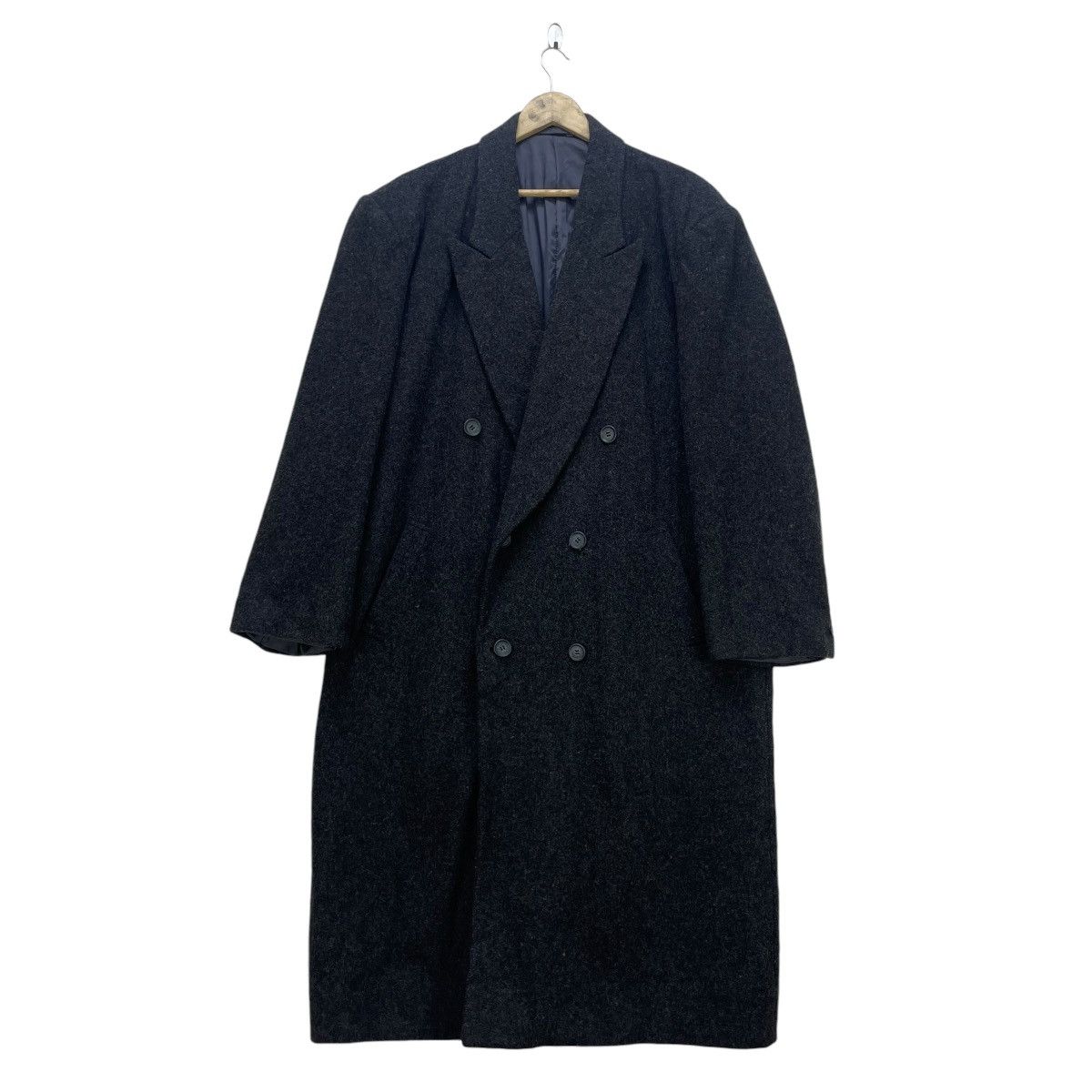 Autumn Cashmere × Japanese Brand Acid Jazz Men Size Large Double Collar Overcoat Jacket Size US L / EU 52-54 / 3 - 1 Thumbnail