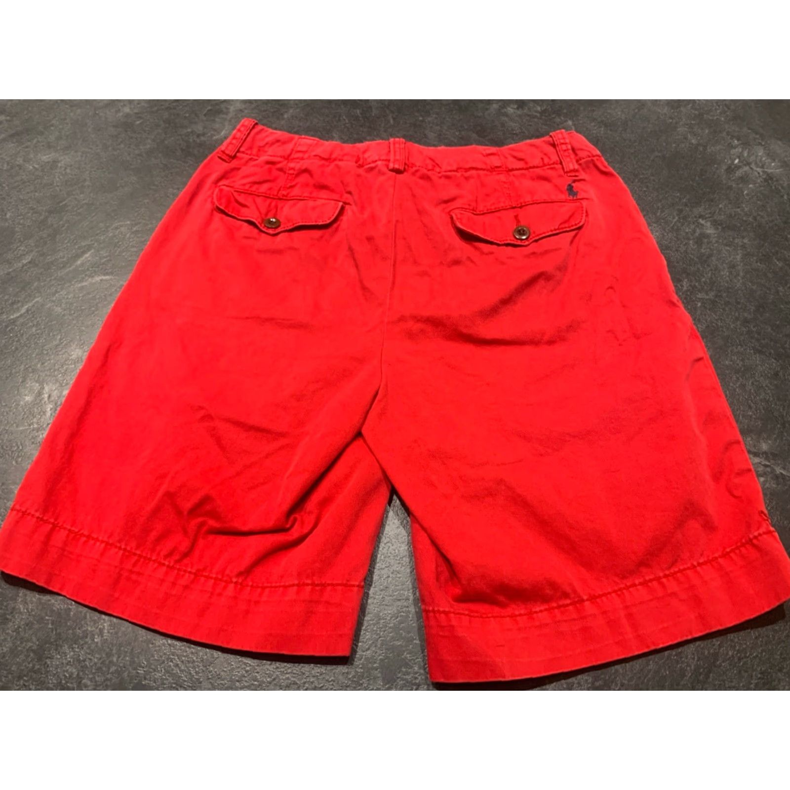 Polo Ralph Lauren VINTAGE Polo Ralph Lauren Shorts Men 32 Red Cotton Distressed Chino 90s Size US XS / EU 42 / 0 - 3 Thumbnail