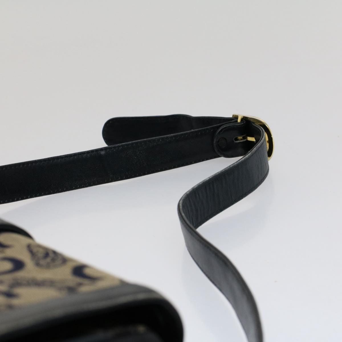 Celine CELINE C Macadam Canvas Shoulder Bag Navy Size ONE SIZE - 8 Thumbnail