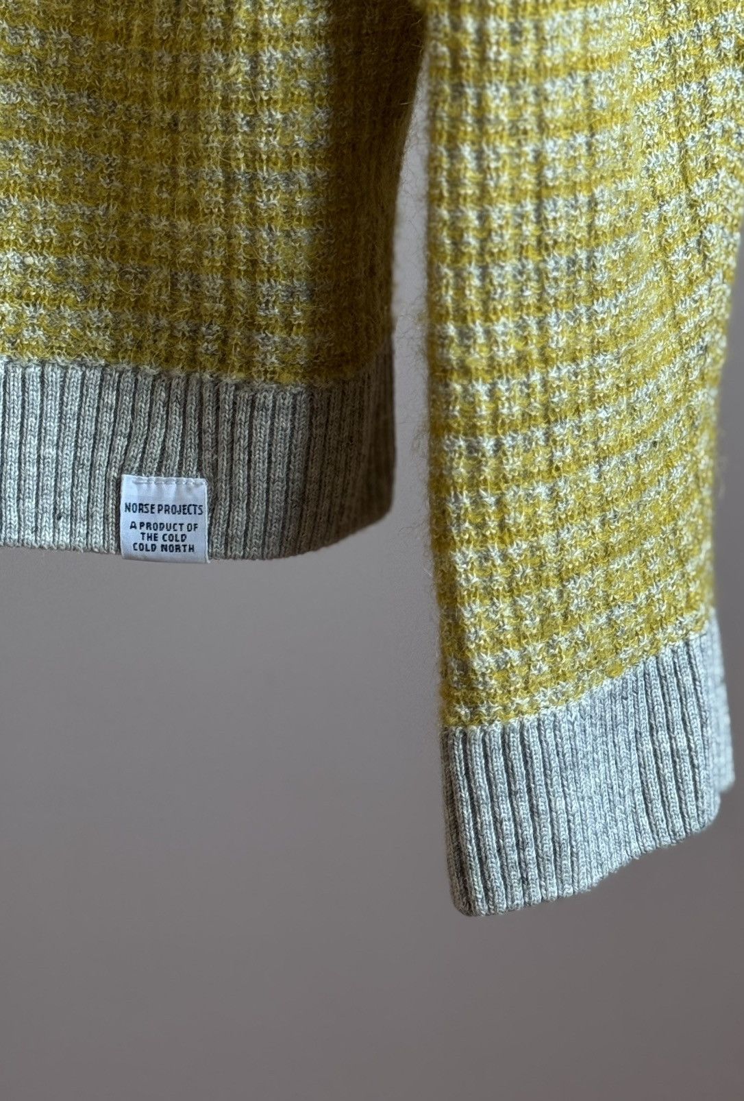 Norse Projects Norse Projects Arild Linen Structur Baby Alpaca Wool Sweater Size US L / EU 52-54 / 3 - 4 Thumbnail