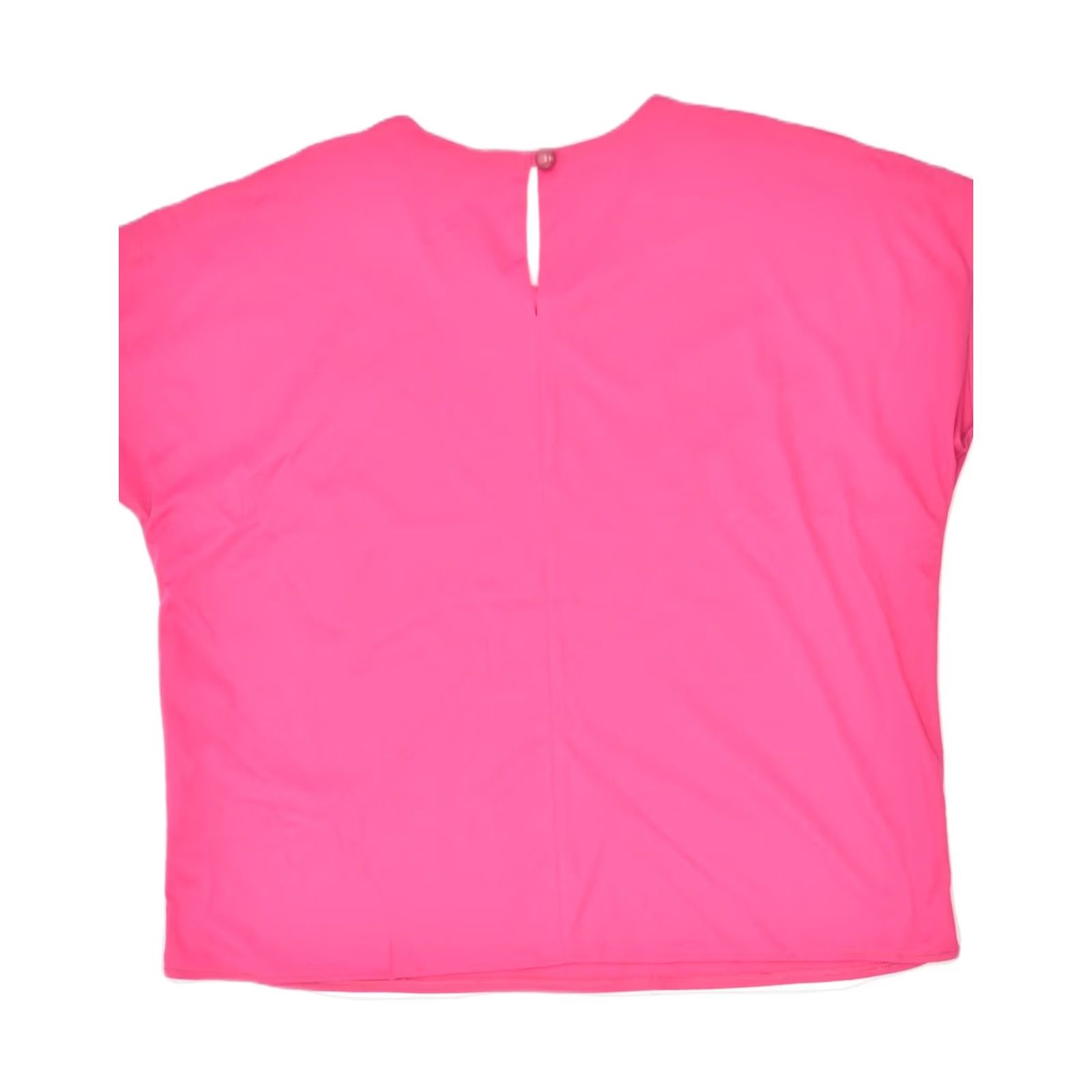 Pinko VINTAGE Womens Pink Polyester Blouse Top 2XL UK 20 Size XXL / US 16-18 / IT 52-54 - 2 Thumbnail