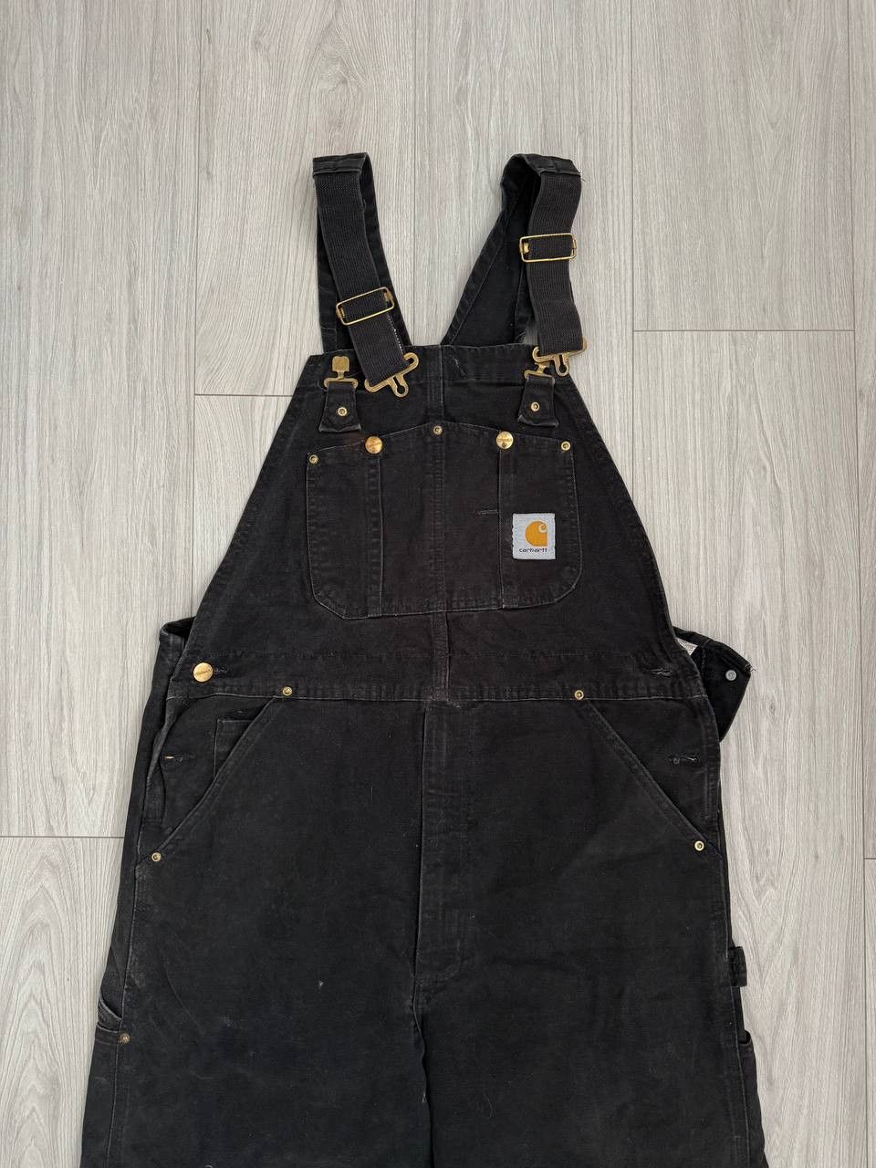 Carhartt Vintage Carhartt Baggy double knee Work canvas overalls USA Size US 32 / EU 48 - 2 Thumbnail
