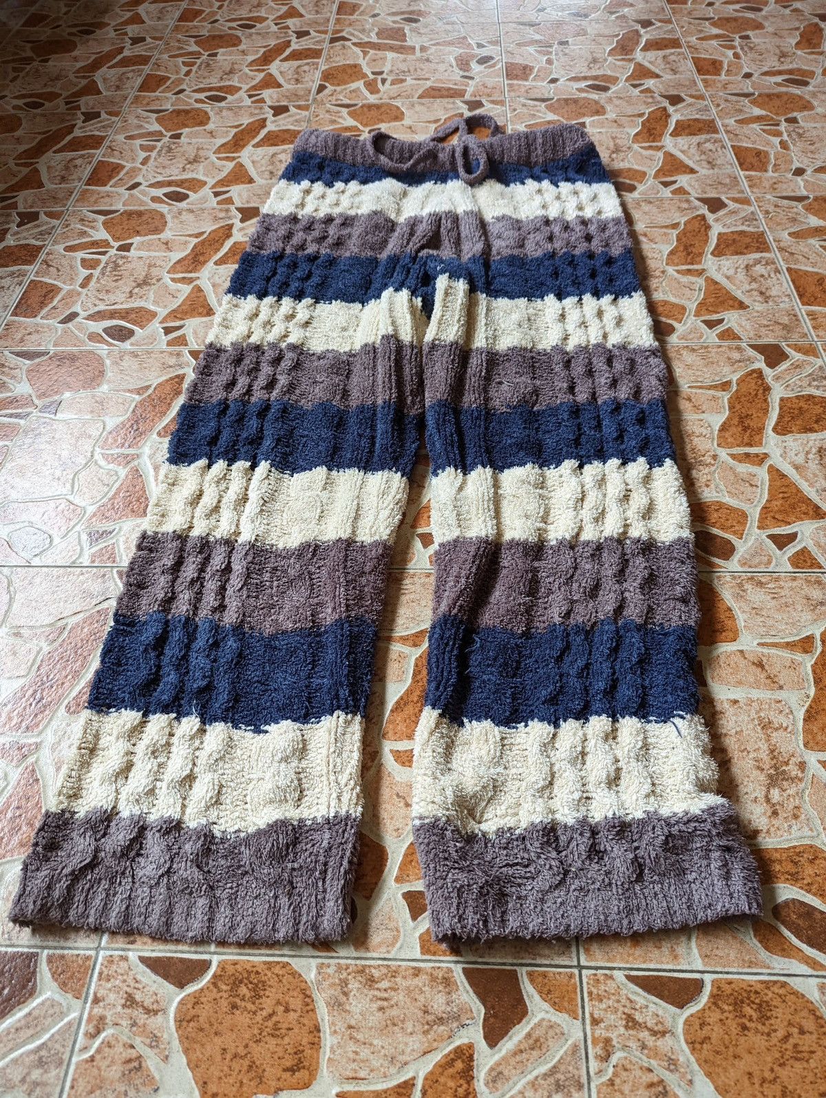Japanese Brand Gelato Pique Homme Fleece Mohair Pants Size US 35 - 3 Thumbnail