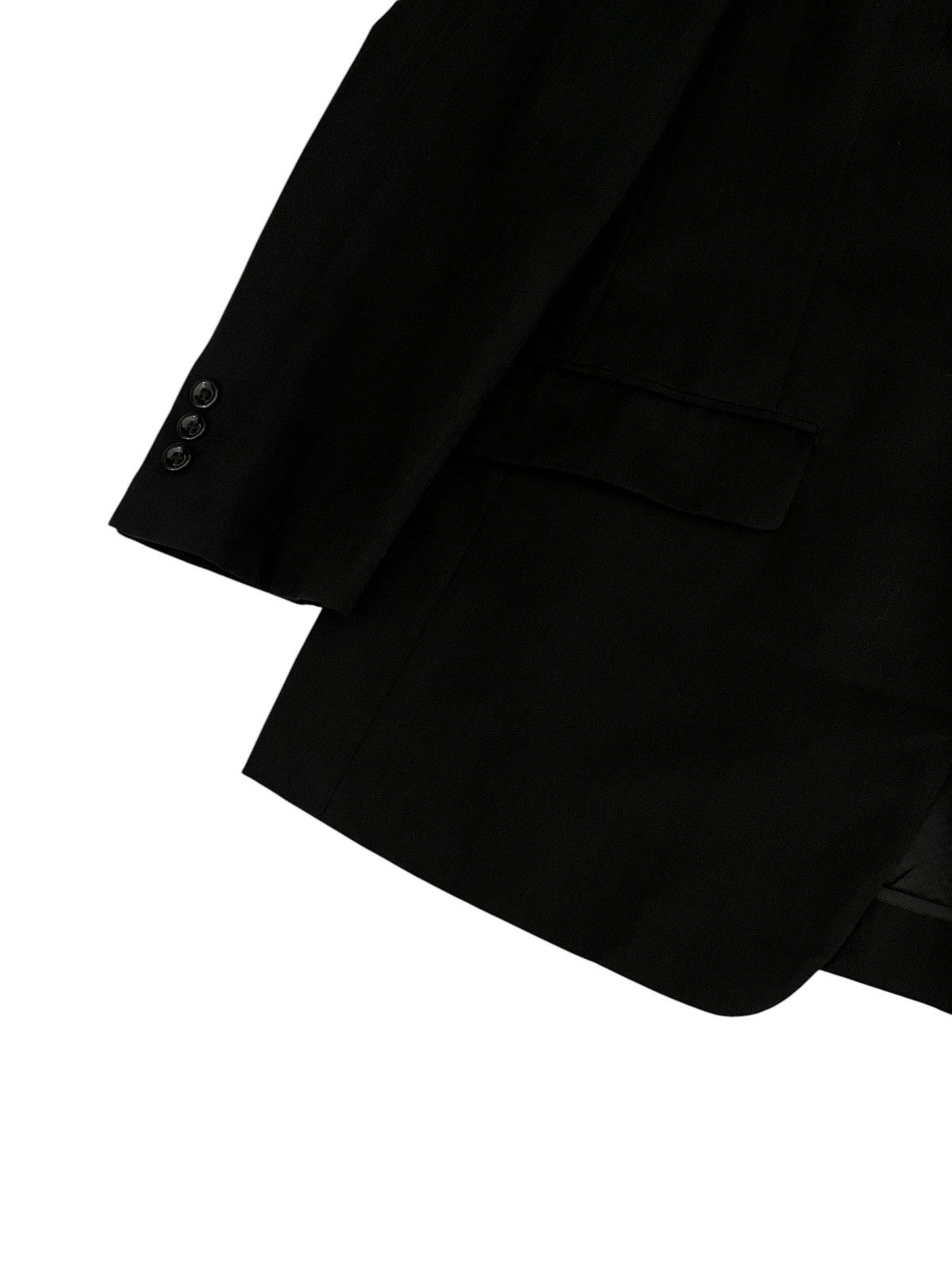 Yoshiyuki Konishi VINTAGE Ficce by Yoshiyuki Konishi 1990s Compact Wool Blazer Size 48S - 9 Thumbnail