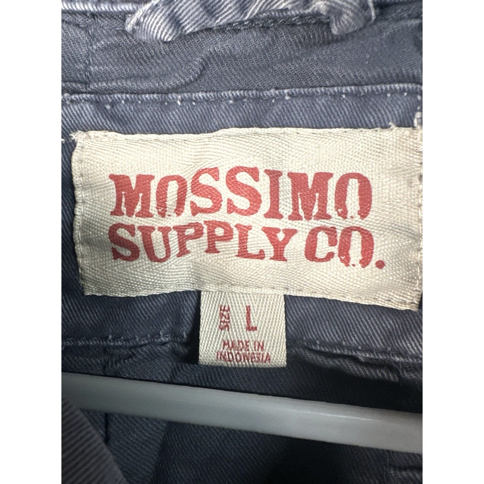 Mossimo VINTAGE Mossimo Jacket Womens Large Navy Button Up Collared Field Coat Shirt Size L / US 10 / IT 46 - 5 Thumbnail