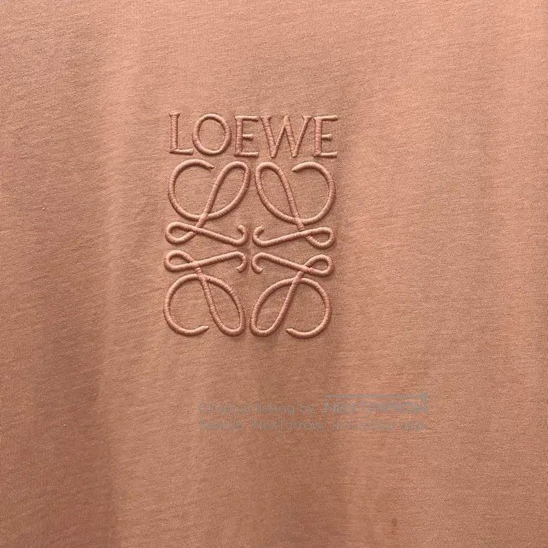 Loewe LOEWE Embroidered Logo Pattern Round Neck Short Sleeve T-S Size US M / EU 48-50 / 2 - 5 Thumbnail