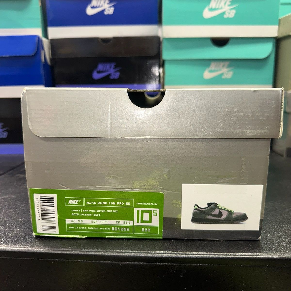 Nike Size 10.5 - Nike Dunk Pro SB Low Jedi - 304292-222 Size US 10.5 / EU 43-44 - 7 Thumbnail