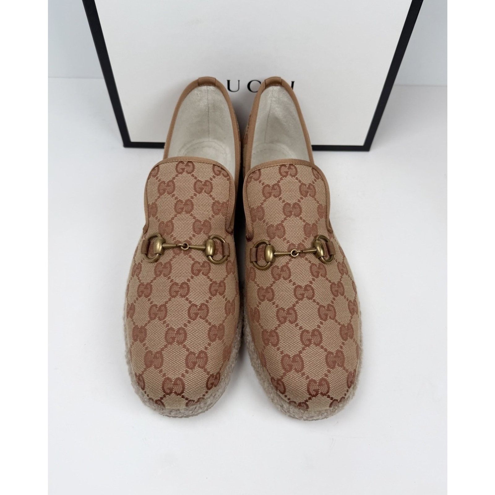 Gucci Size 8.5US - Gucci Horsebit Espadrille GG Loafers NEW Size US 8.5 / EU 41-42 - 3 Thumbnail