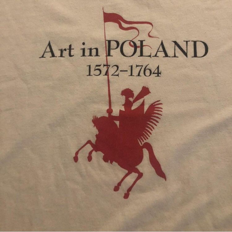 Vintage Vintage 90s “Art In Poland” T Shirt S/L Size US L / EU 52-54 / 3 - 2 Thumbnail