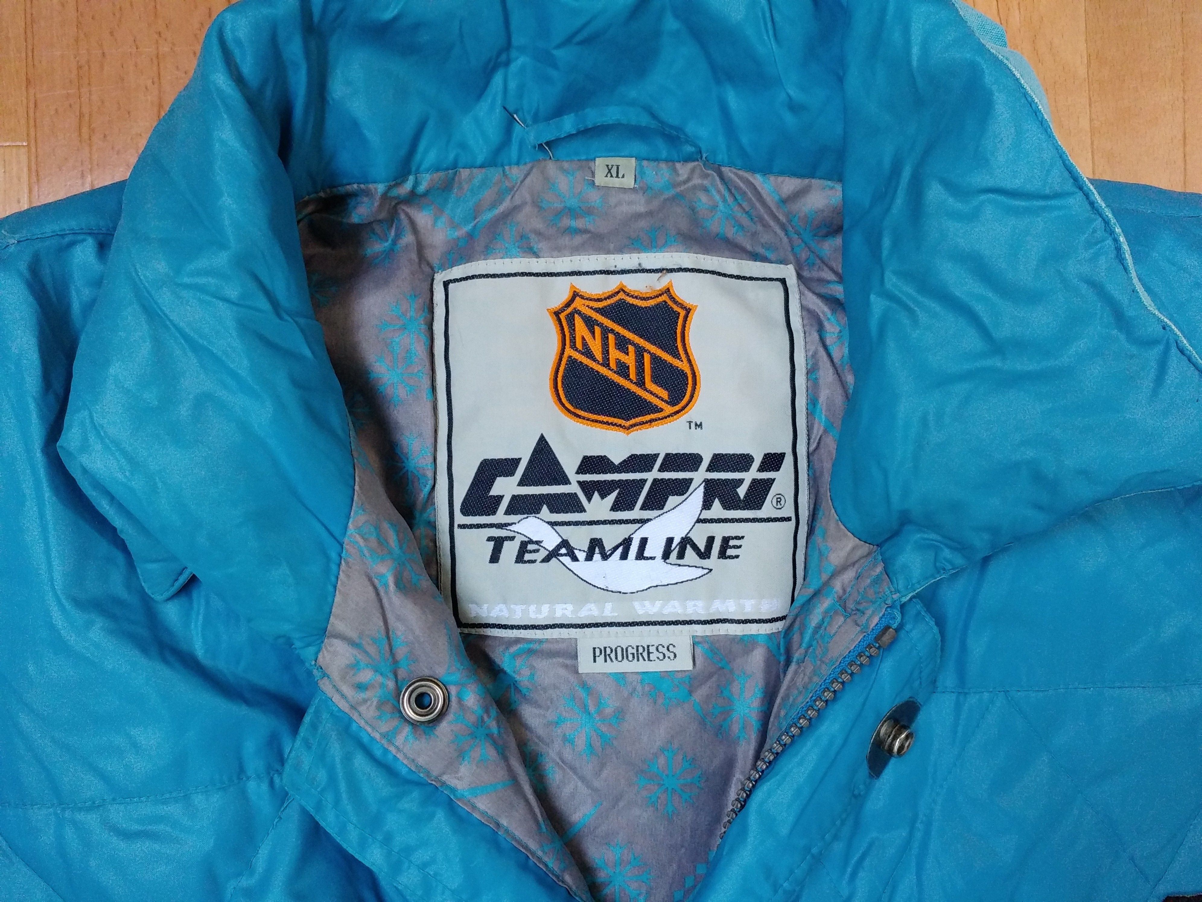NHL × Vintage NHL San Jose Sharks jacket, vintage Campri Teamline, 90s L Size US L / EU 52-54 / 3 - 13 Thumbnail