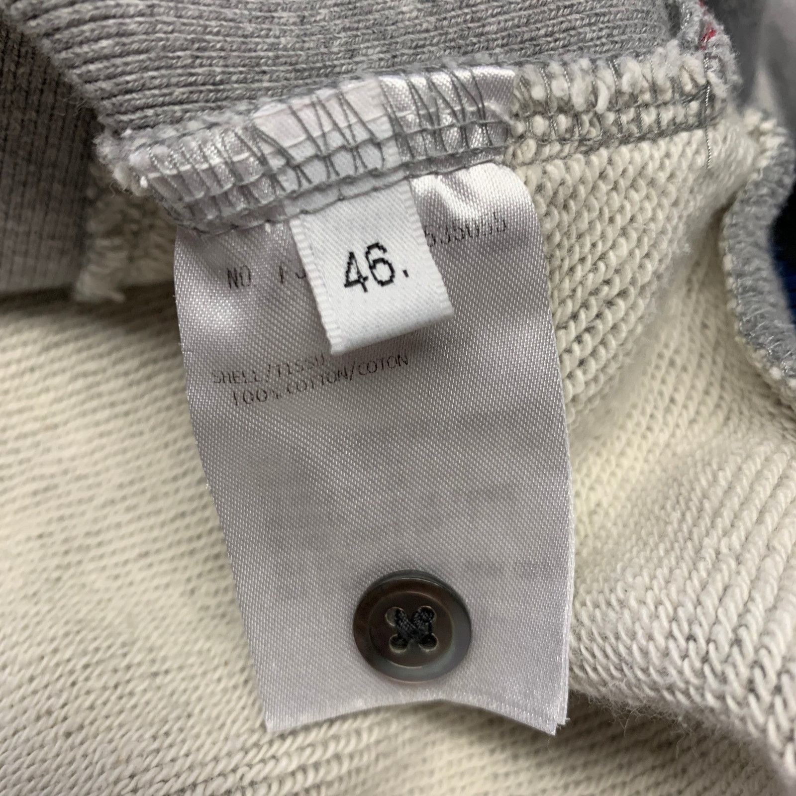 Thom Browne THOM BROWNE L Grey RWB Cotton Stripe Cropped Pullover Size L / US 10 / IT 46 - 6 Thumbnail