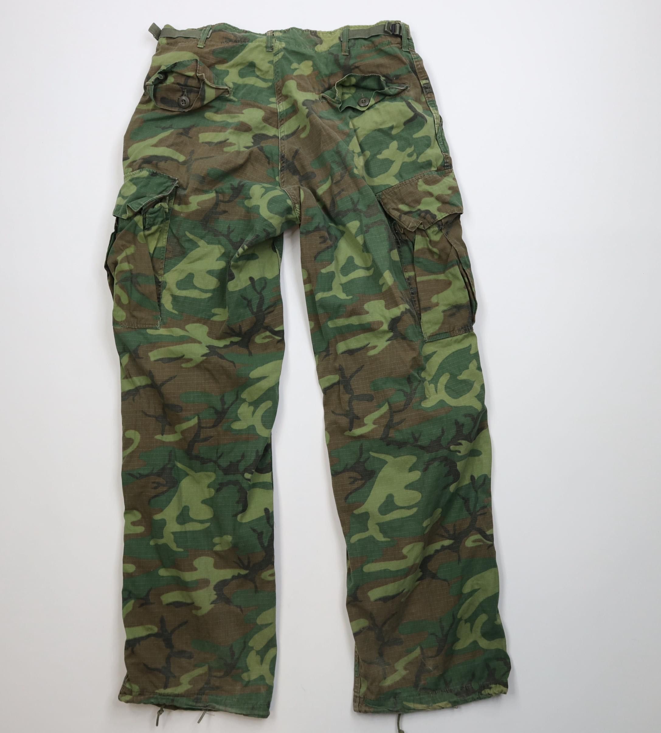 Vintage Vintage 60s Vietnam War Poplin Class 2 Ripstop Cargo Pants Size US 34 / EU 50 - 11 Thumbnail