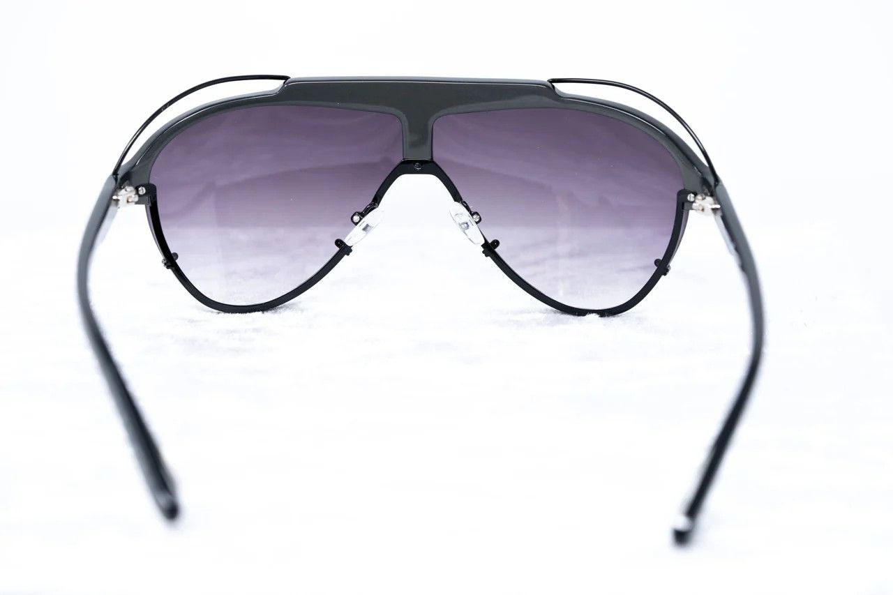 Yohji Yamamoto Yohji Yamamoto Sunglasses Grey and Purple Size ONE SIZE - 9 Thumbnail