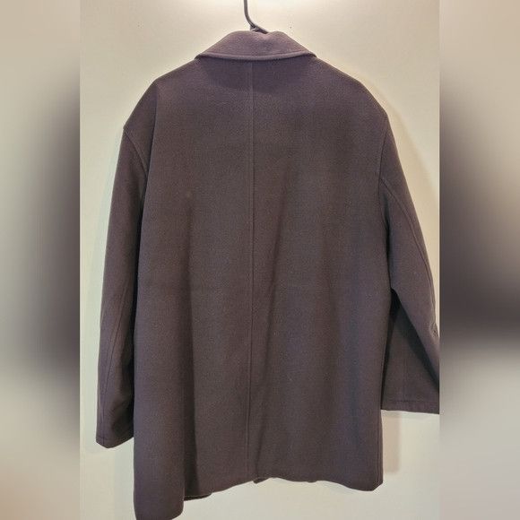 Hugo Boss Hugo Boss Vintage Brown Long Wool Cashmere Coat - Size 58 Size US XXL / EU 58 / 5 - 4 Thumbnail